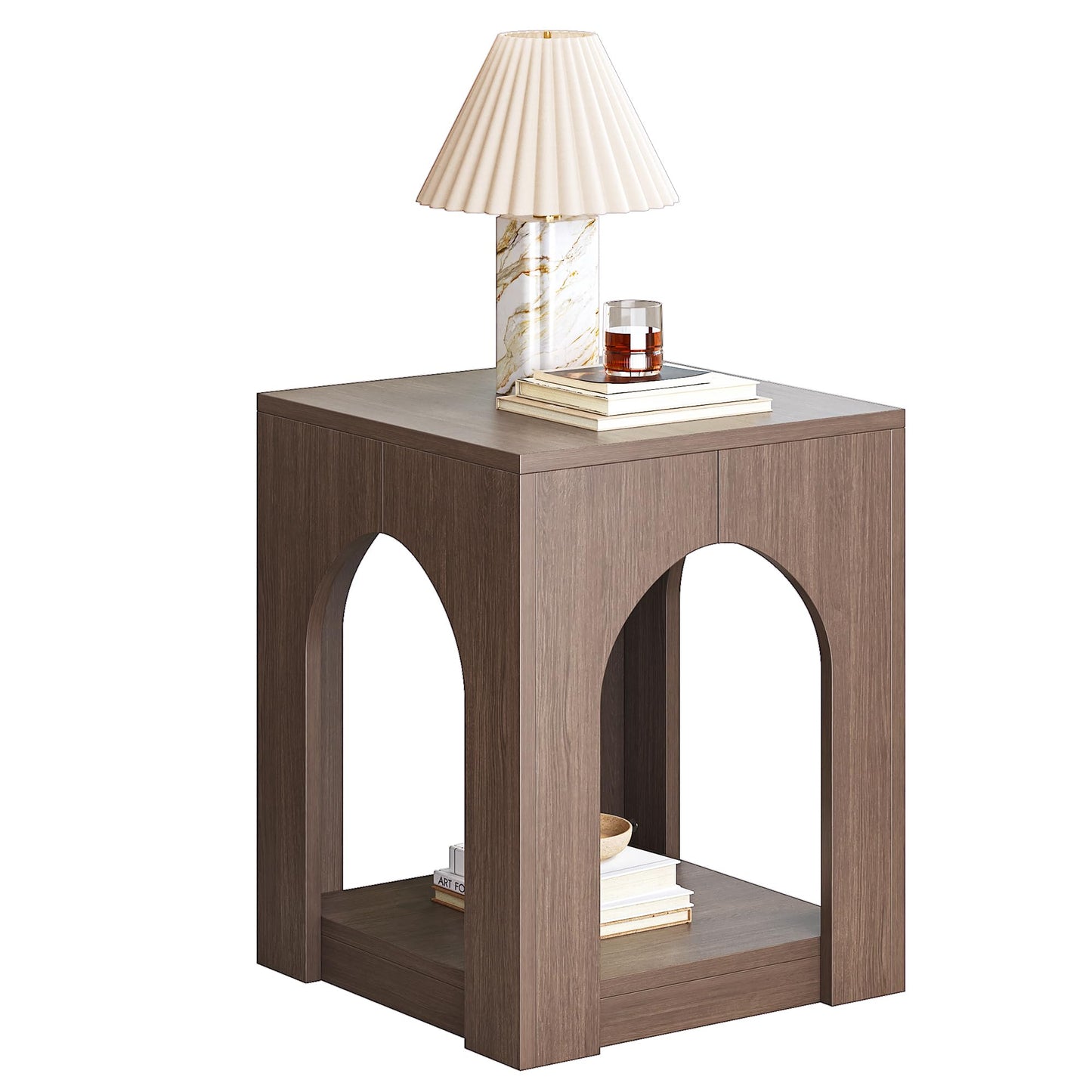 2-Tier Storage End Side Table
