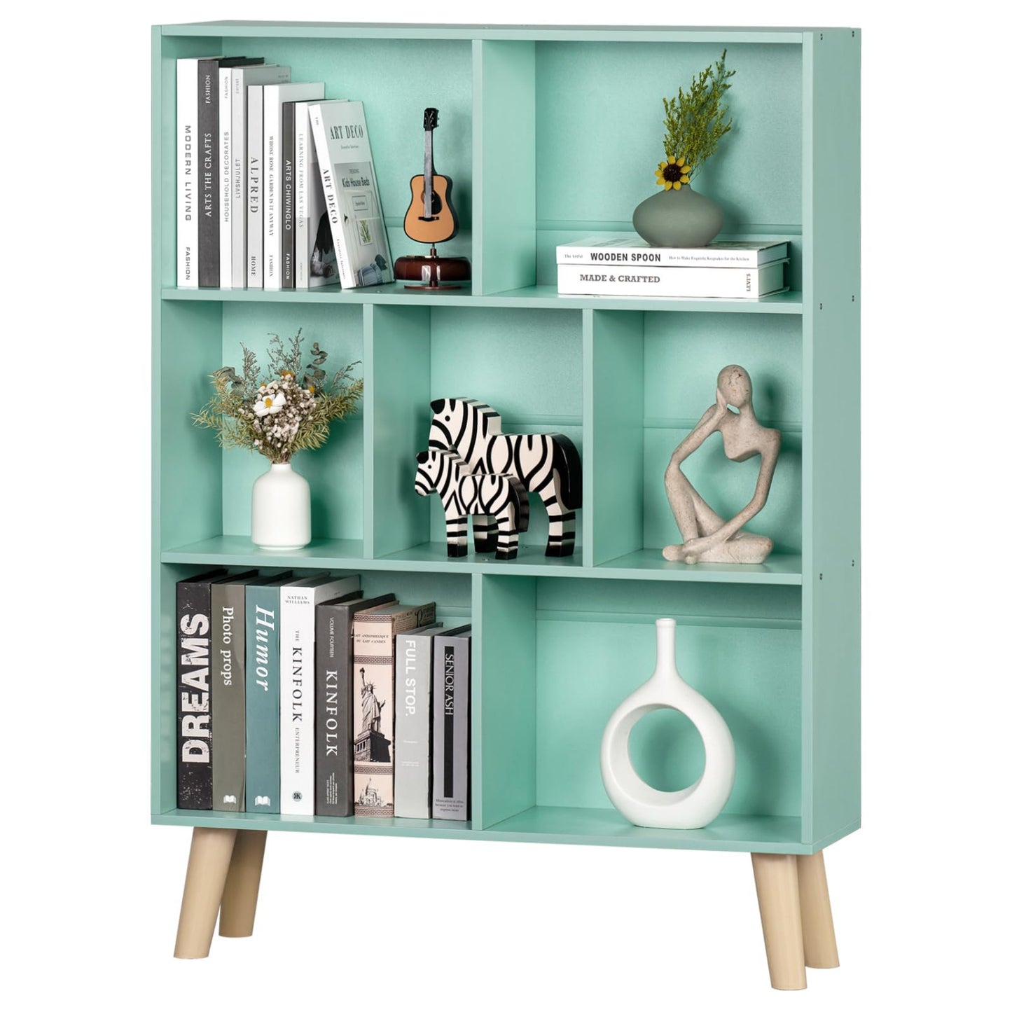 Mint Green Bookshelf