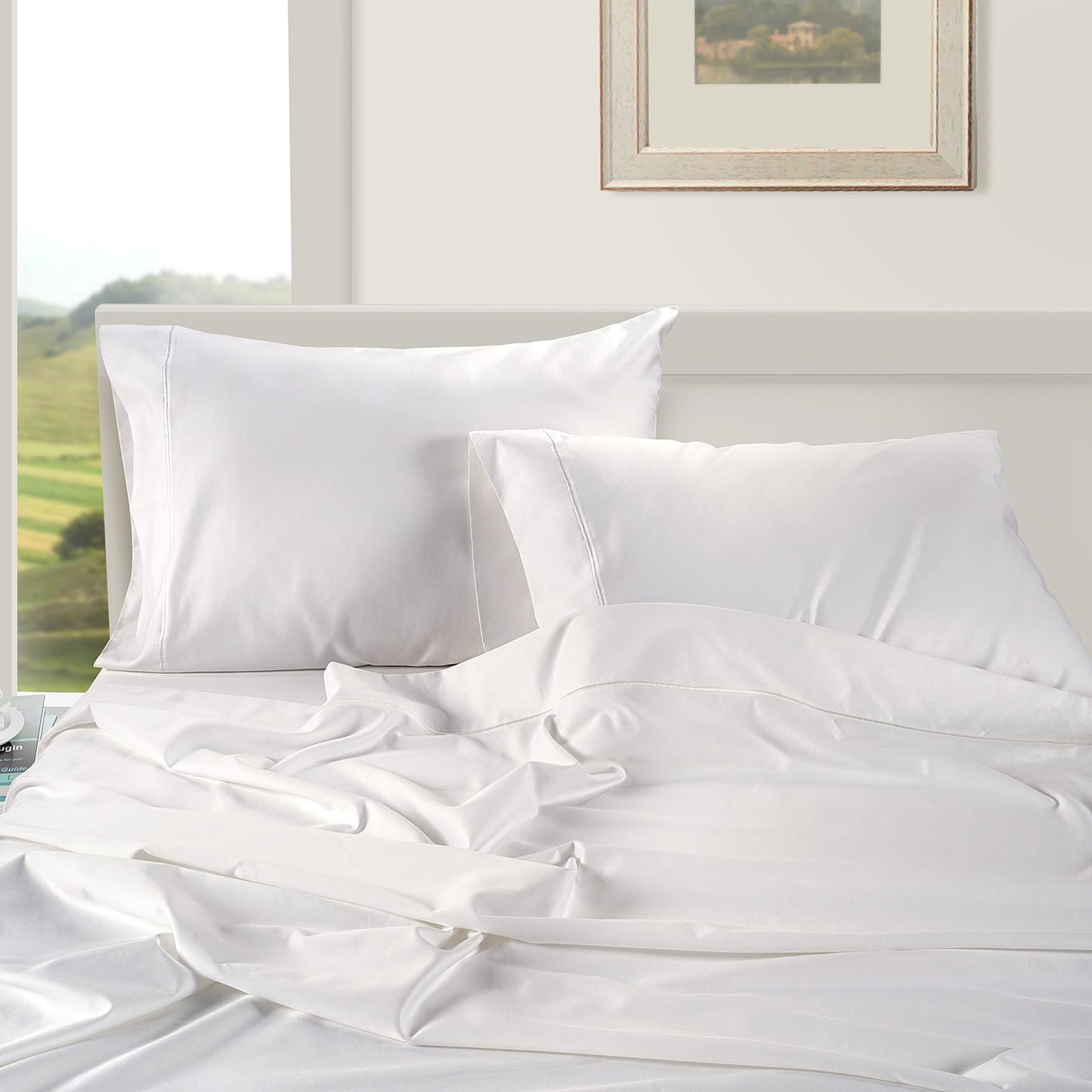 Luxurious Feel Cotton Sheets Queen Size