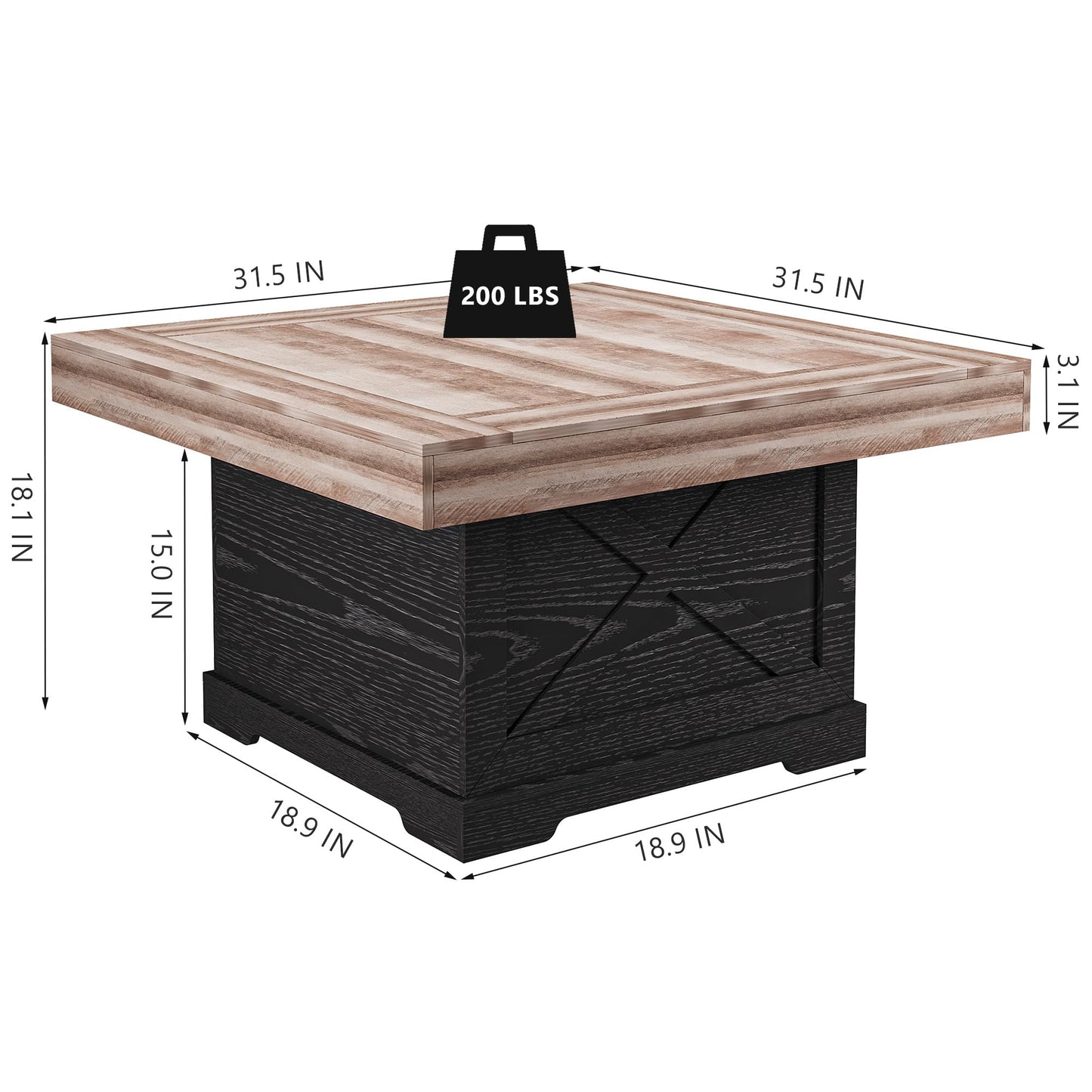Dark black Coffee Table