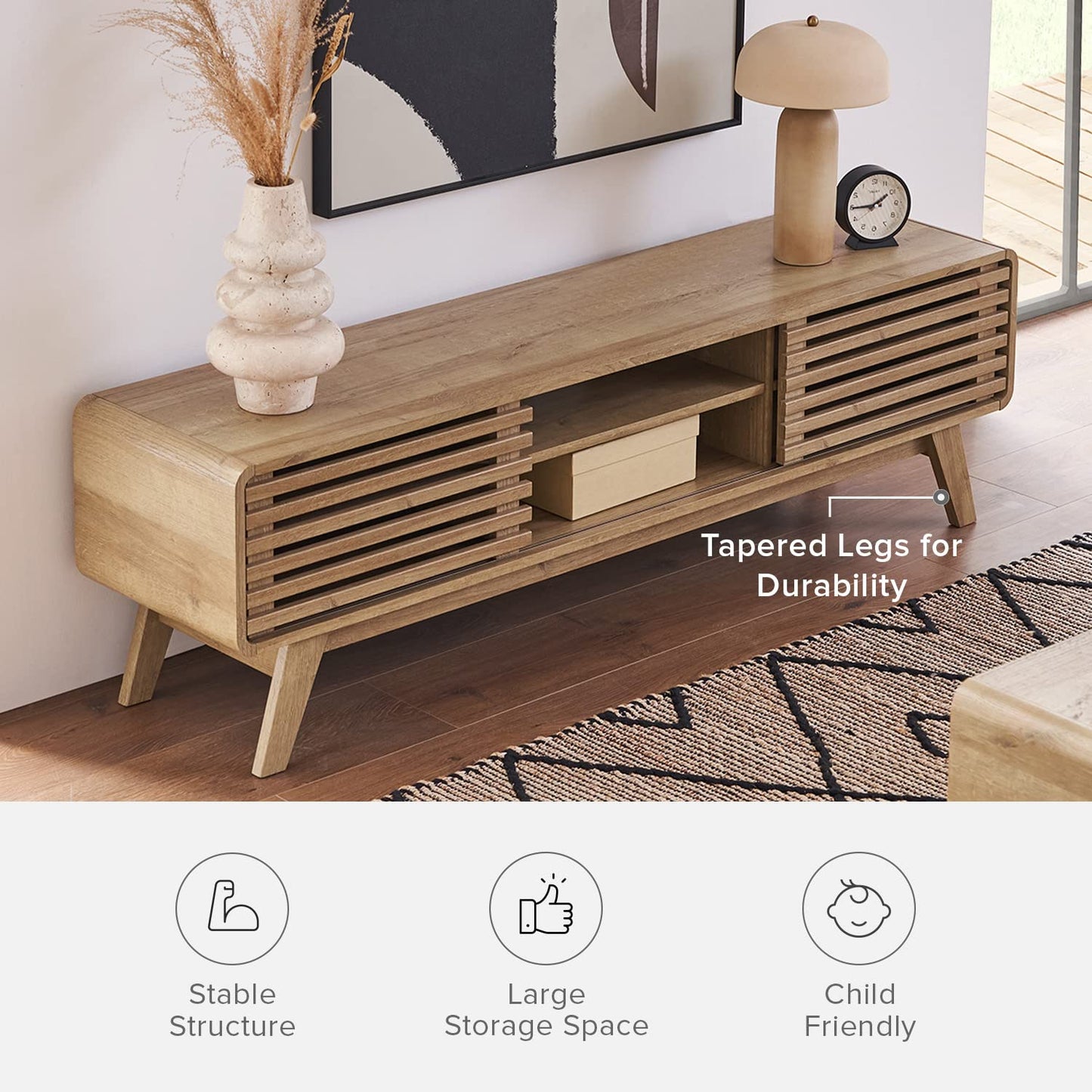 TV Stand, Mid-Century Modern