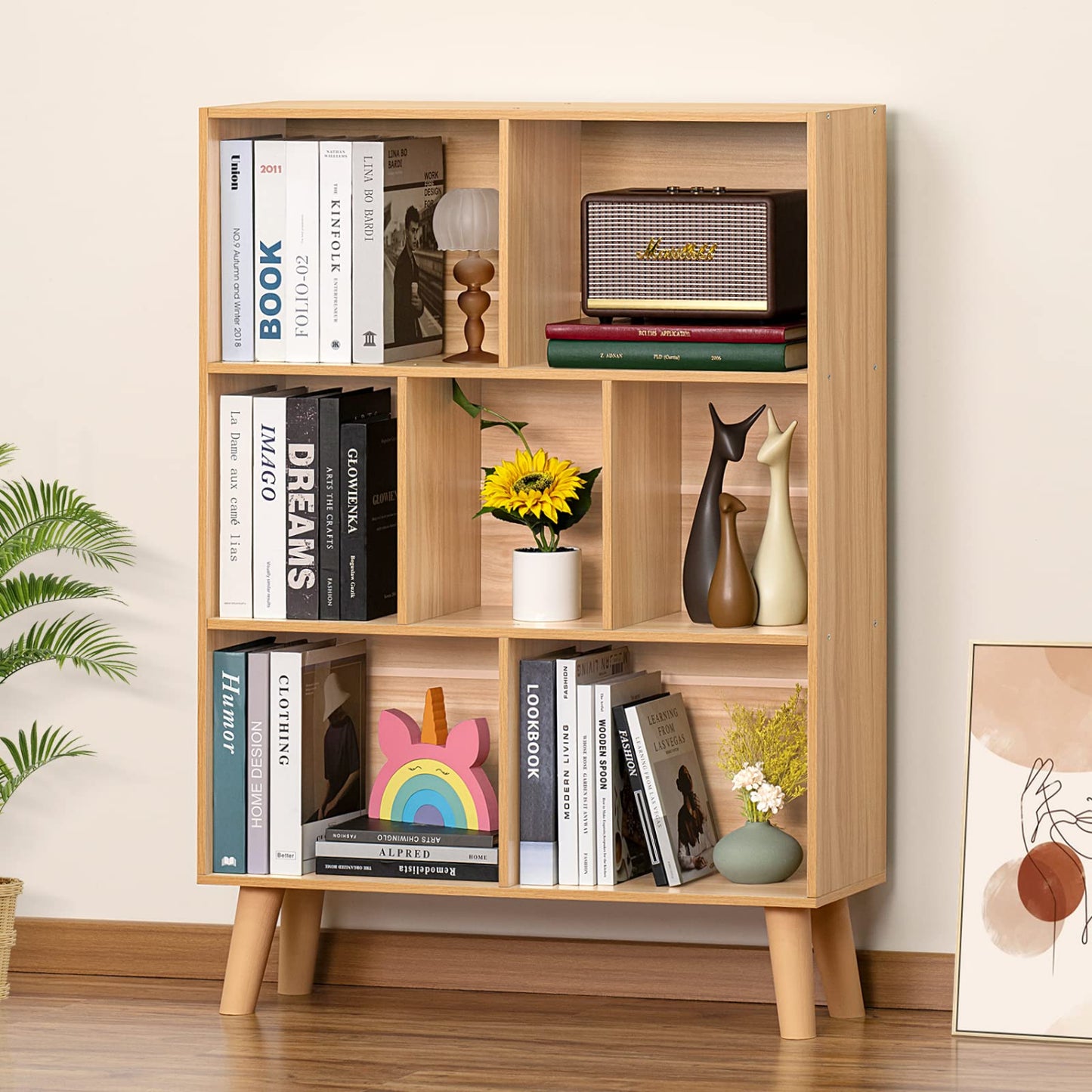 Natural Tier Bookshelf