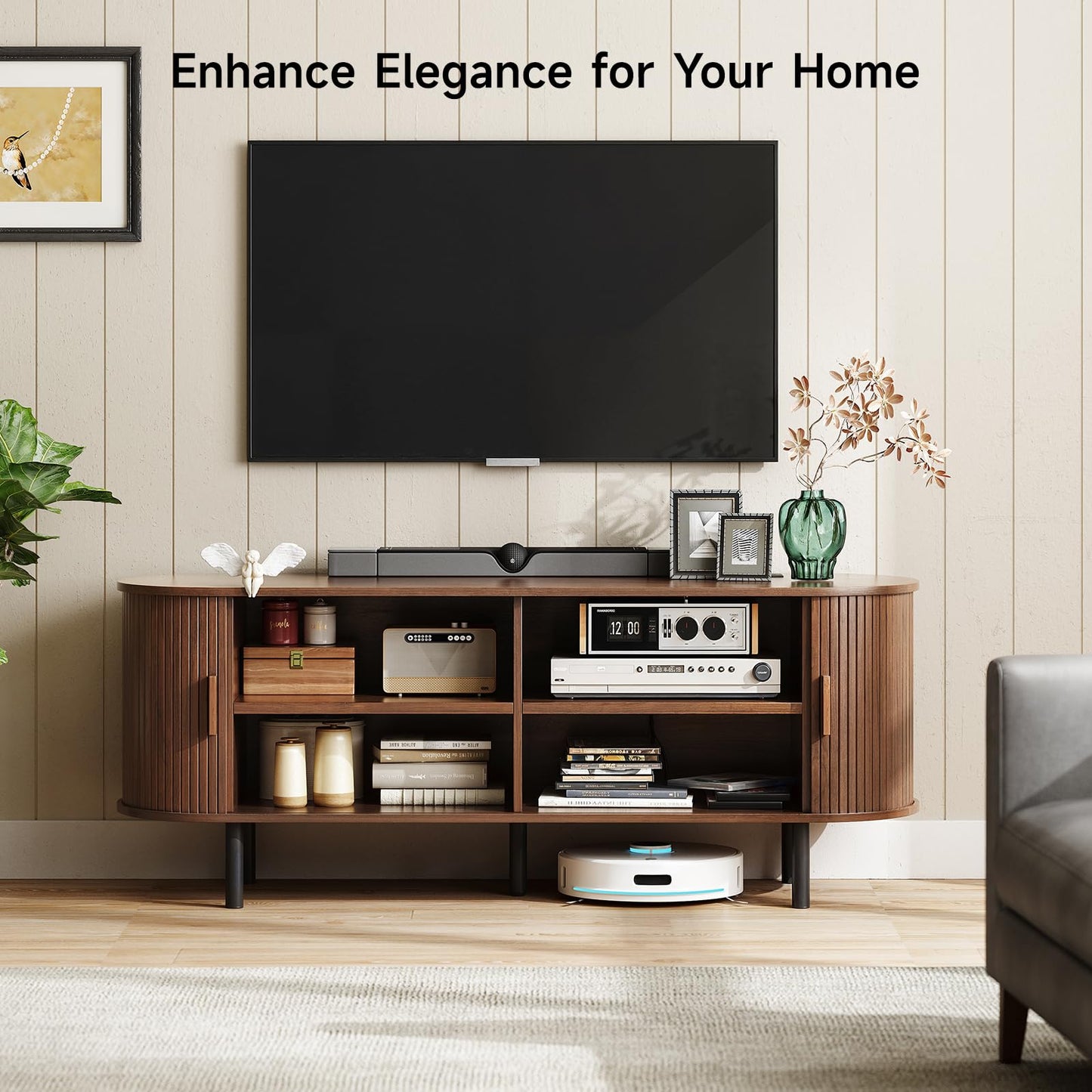 Walnut - 60 Inch TV Stand