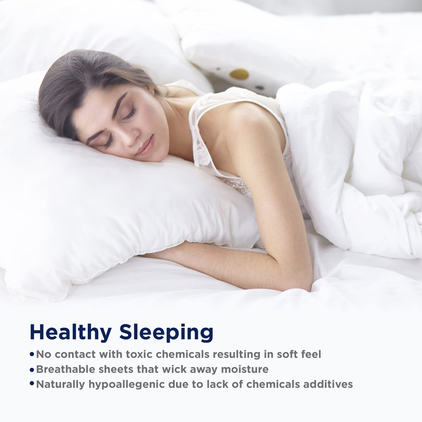 Luxurious Feel Cotton Sheets Queen Size
