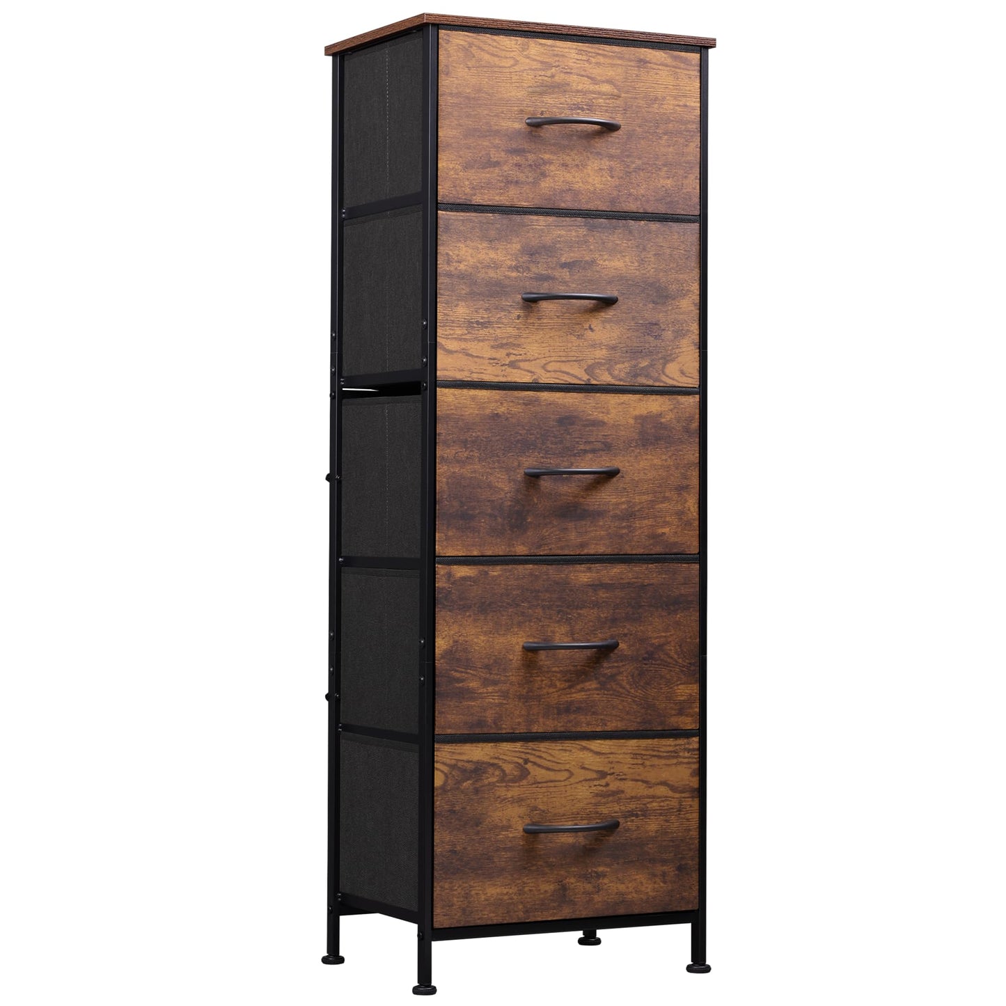 5-Drawer Tall Dresser for Bedroom - Storage Organizer