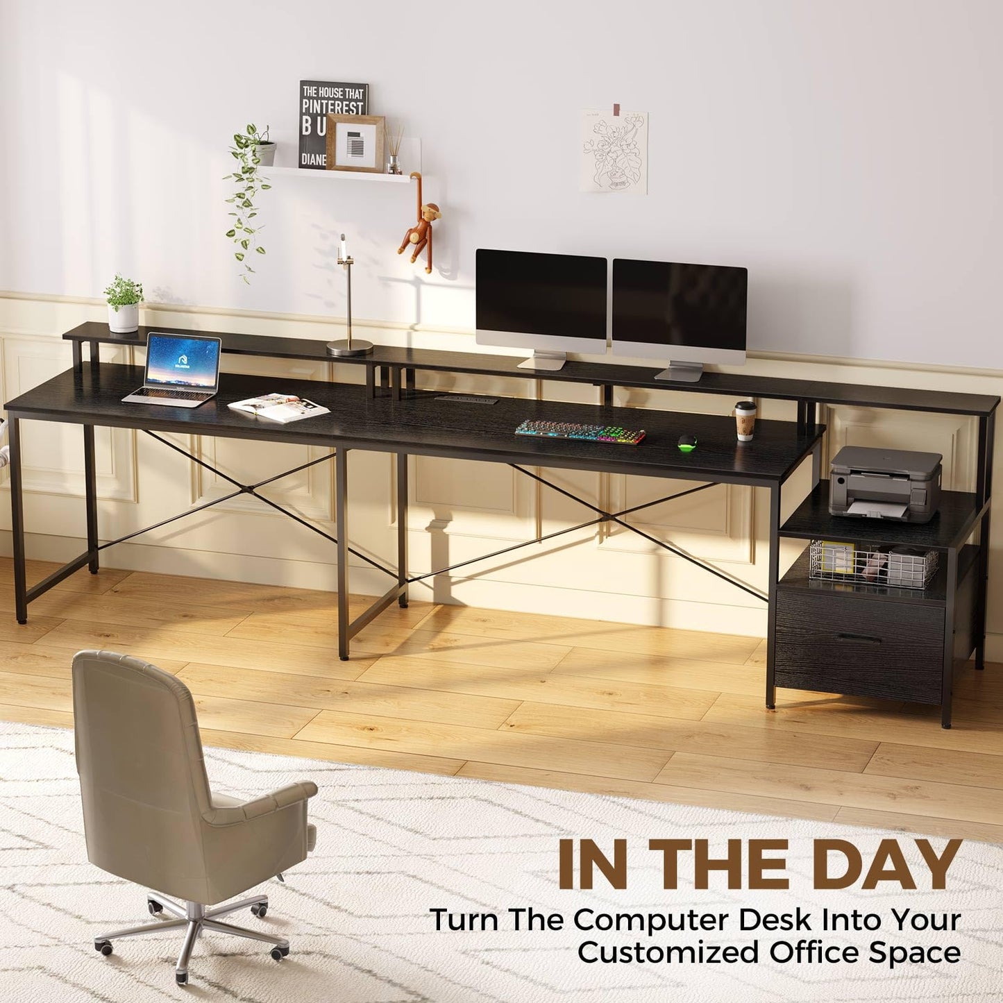 Black Computer Desk