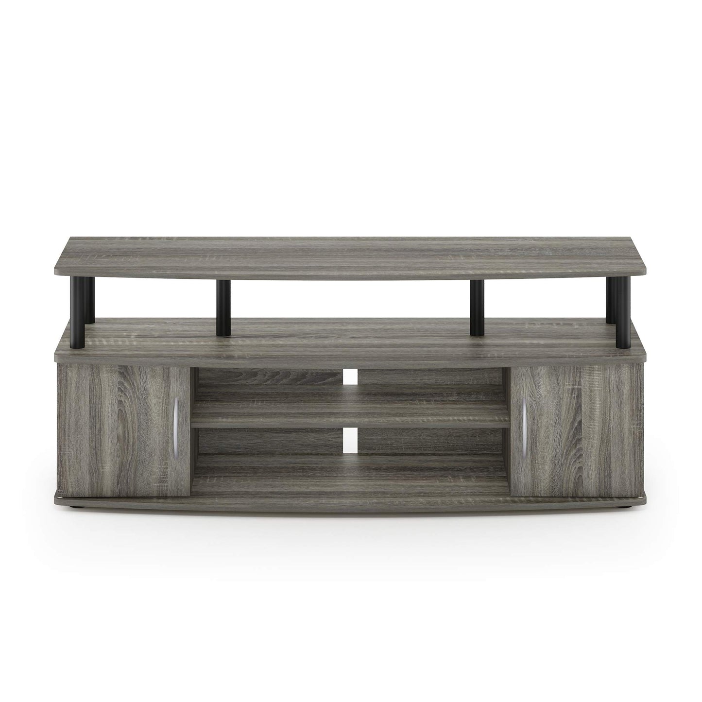 French Grey/Black - 55 Inch TV Stand
