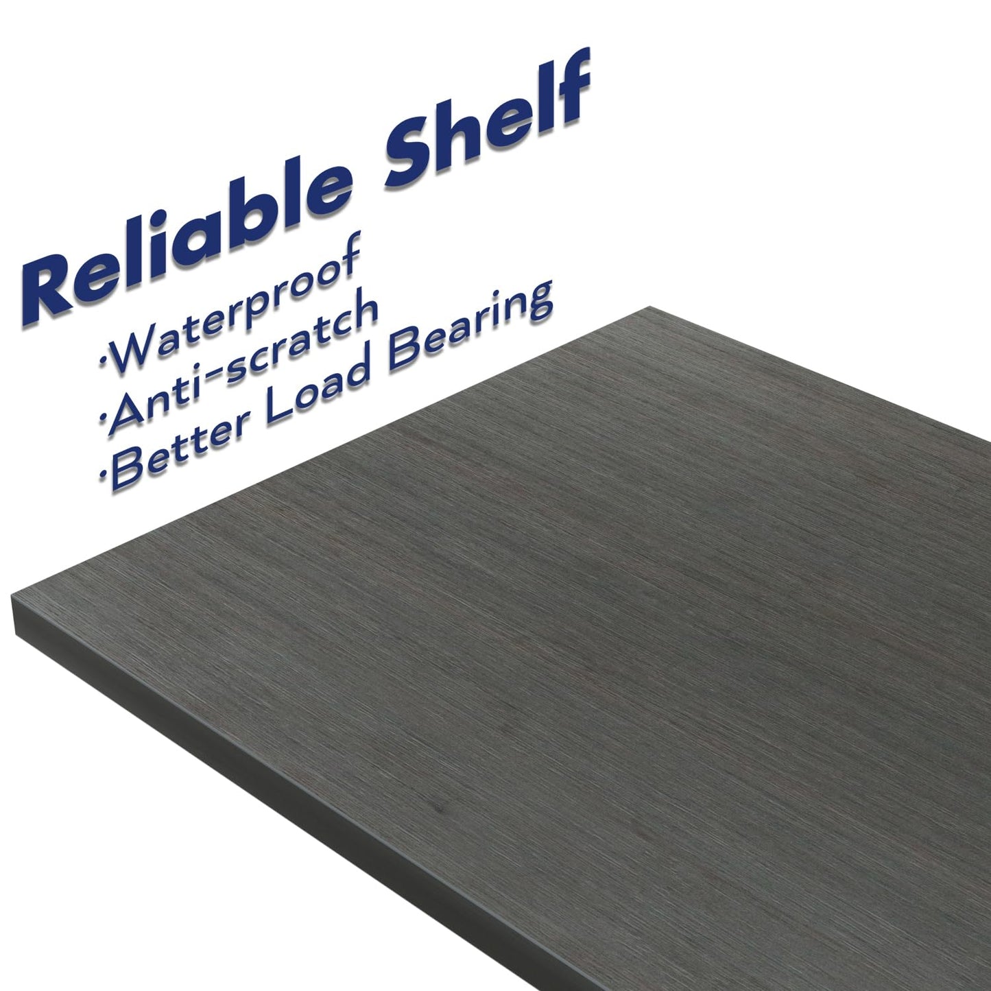 Charcoal Black Bookshelves