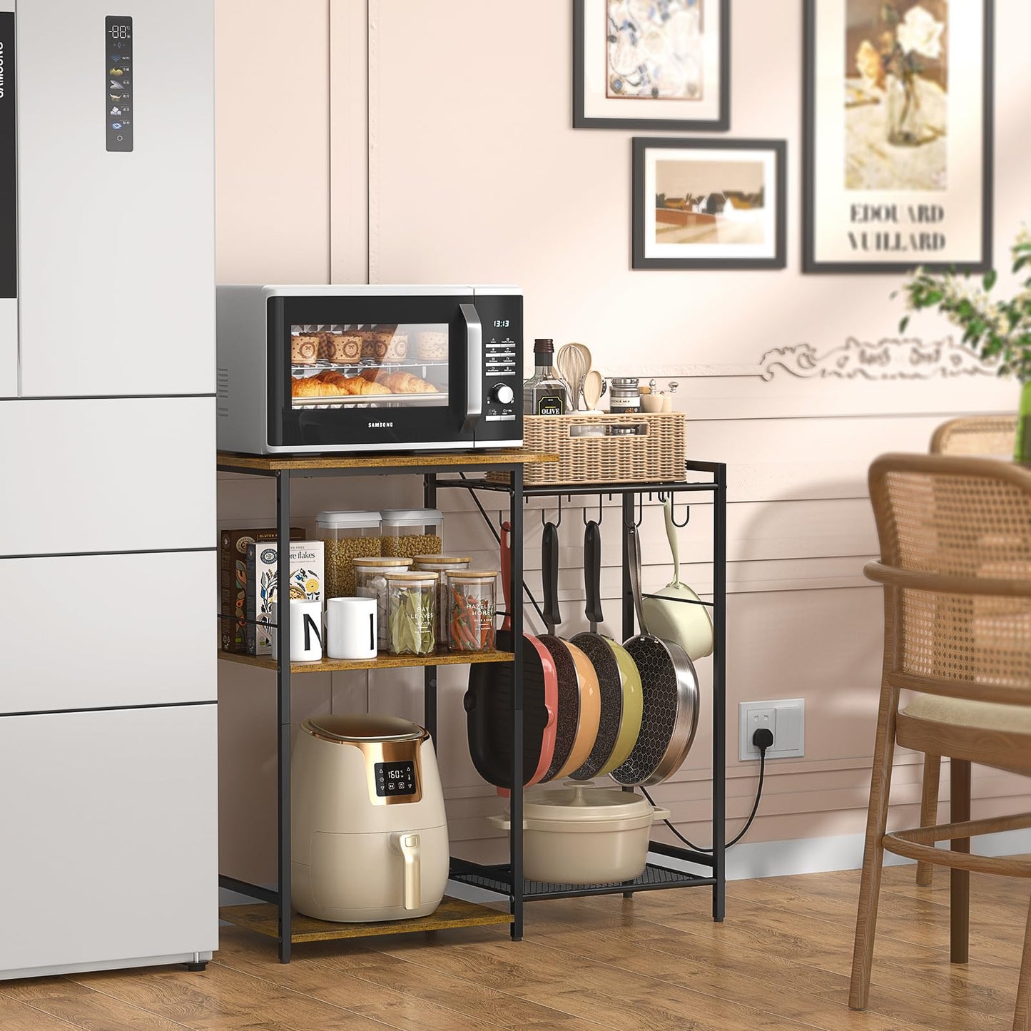 Black Kitchen Rack