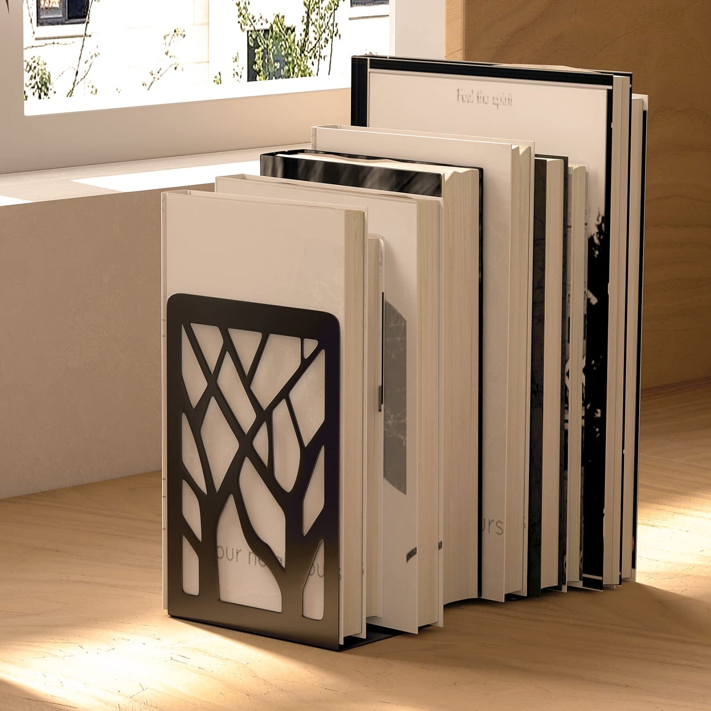 Tree Design Bookends for Shelves