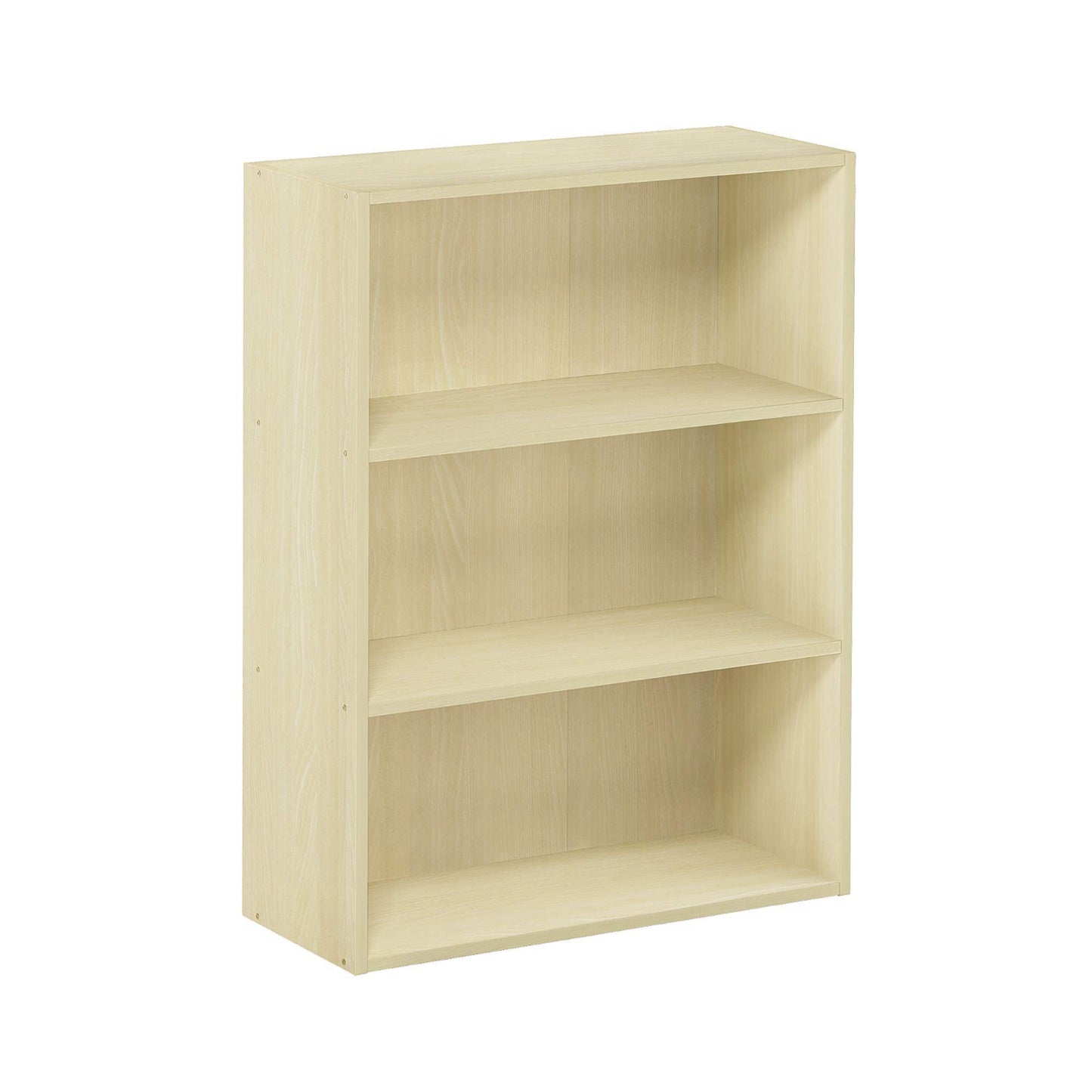 Maple 3-Tier Open Shelf Bookcase