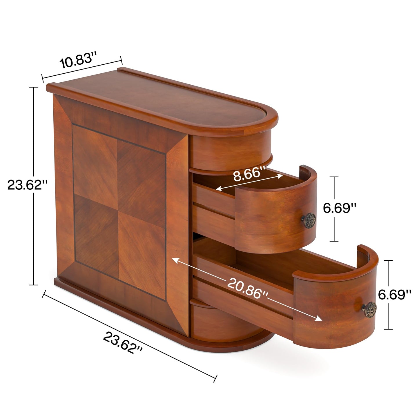 Wood End Table Set