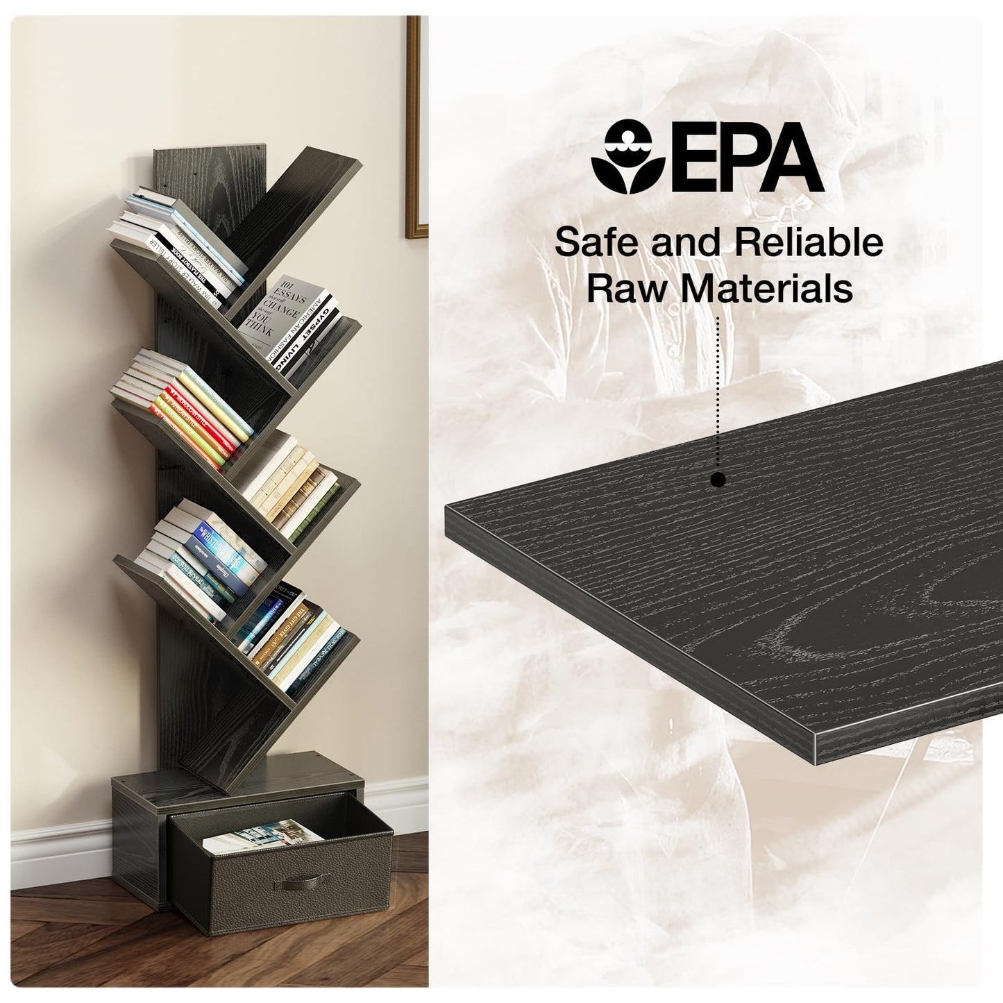 Black Bookshelf