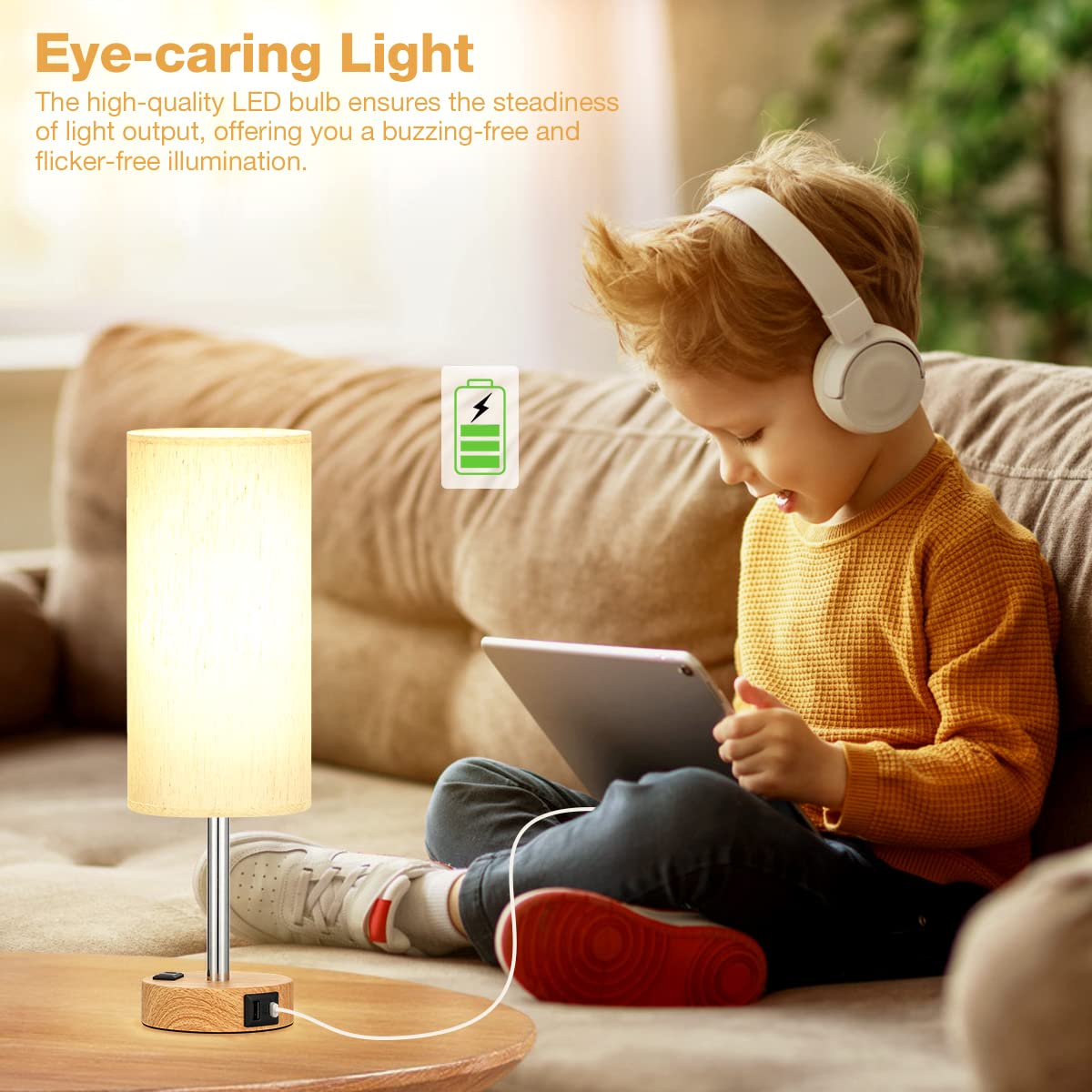 Touch Control Bedside Lamp
