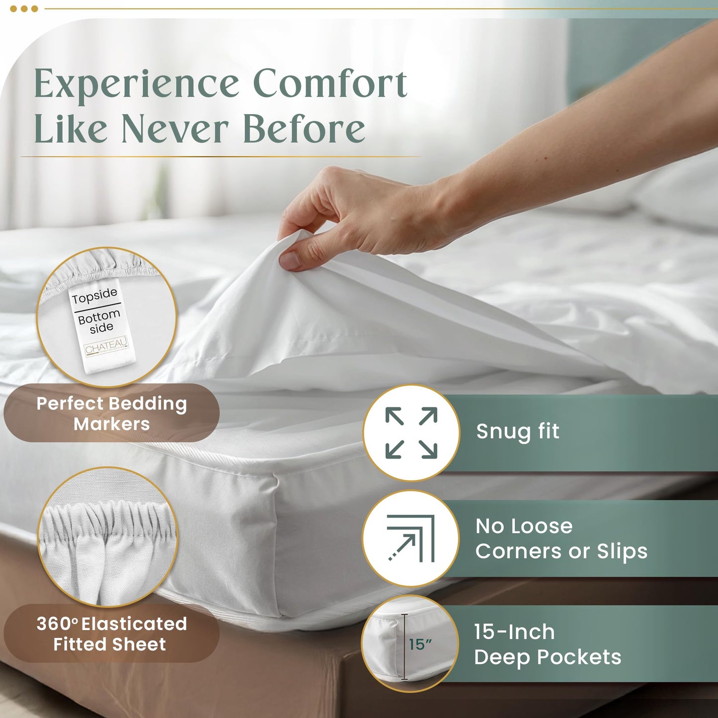Luxurious Egyptian Cotton Bed Sheets