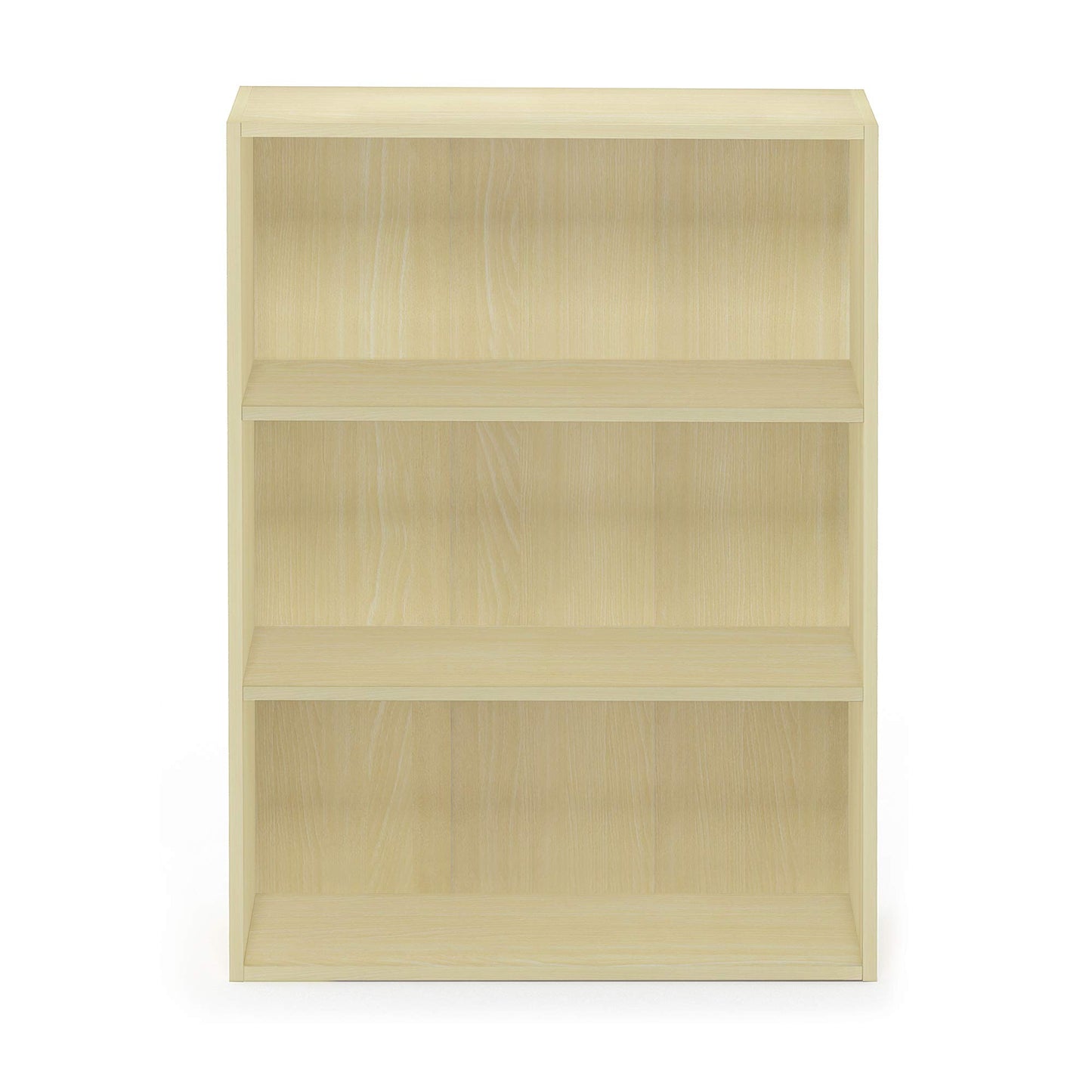 Maple 3-Tier Open Shelf Bookcase