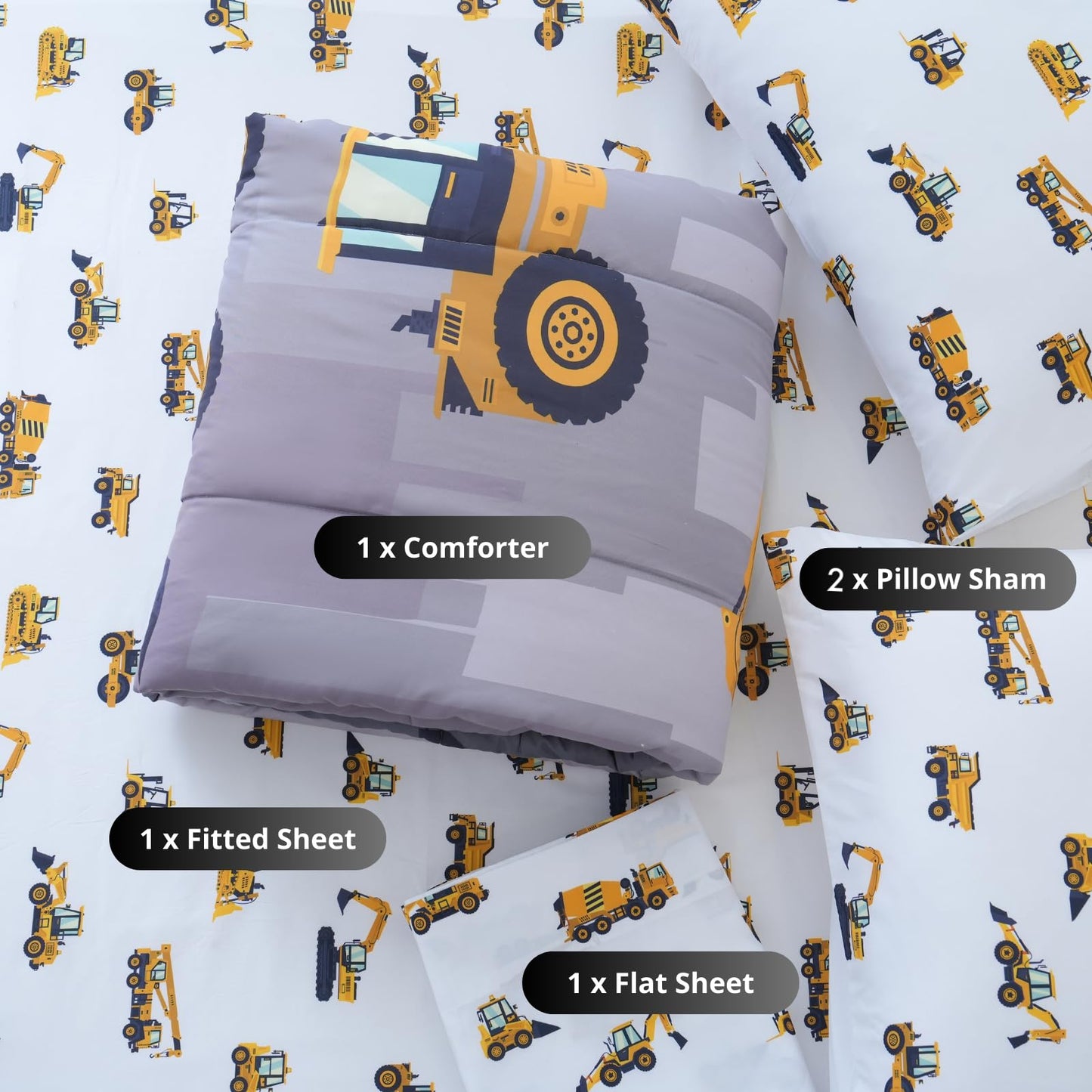 3D Fun Design Comforter Set