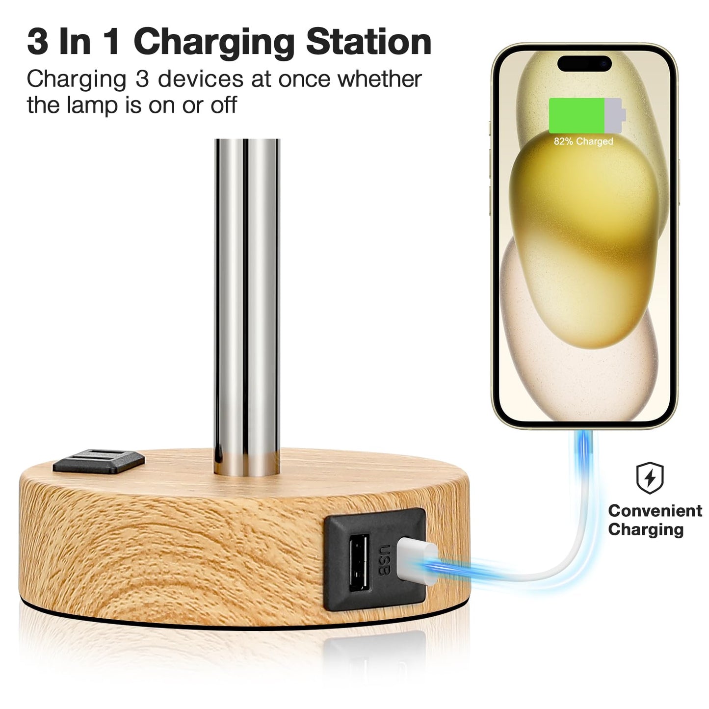 Touch Control Bedside Lamp