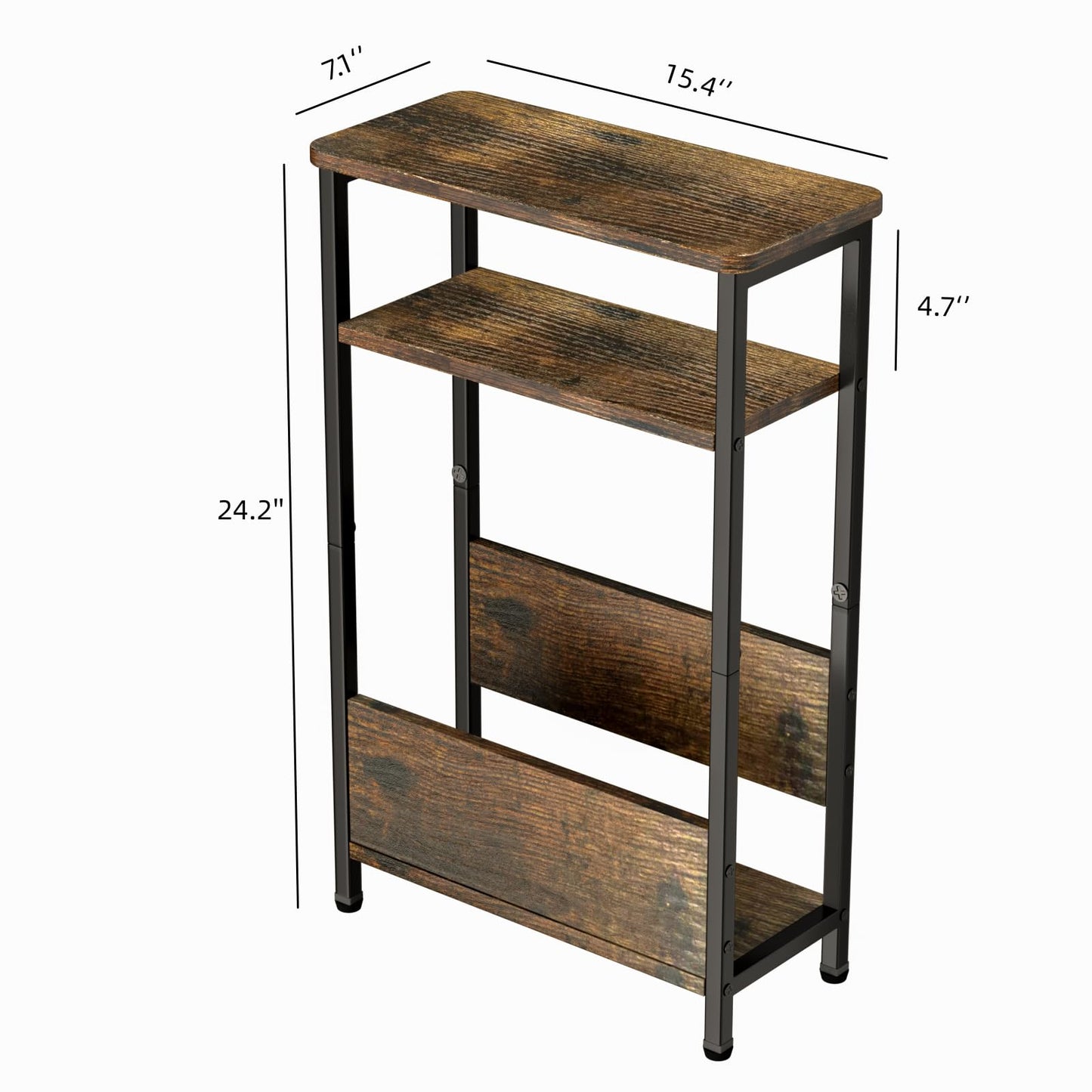 3 Tier Side Table for Small Spaces