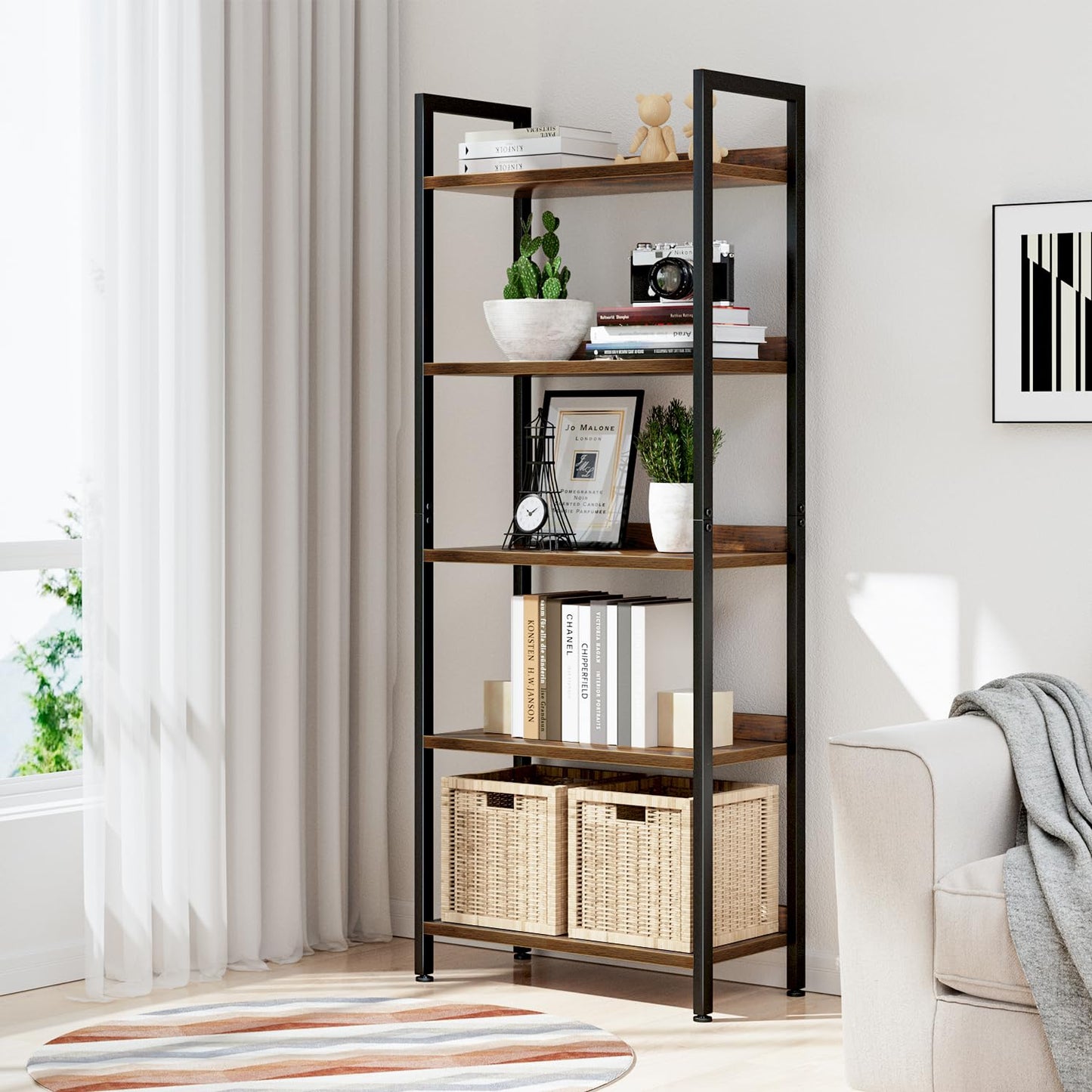 Vintage 5 Tier Bookshelves