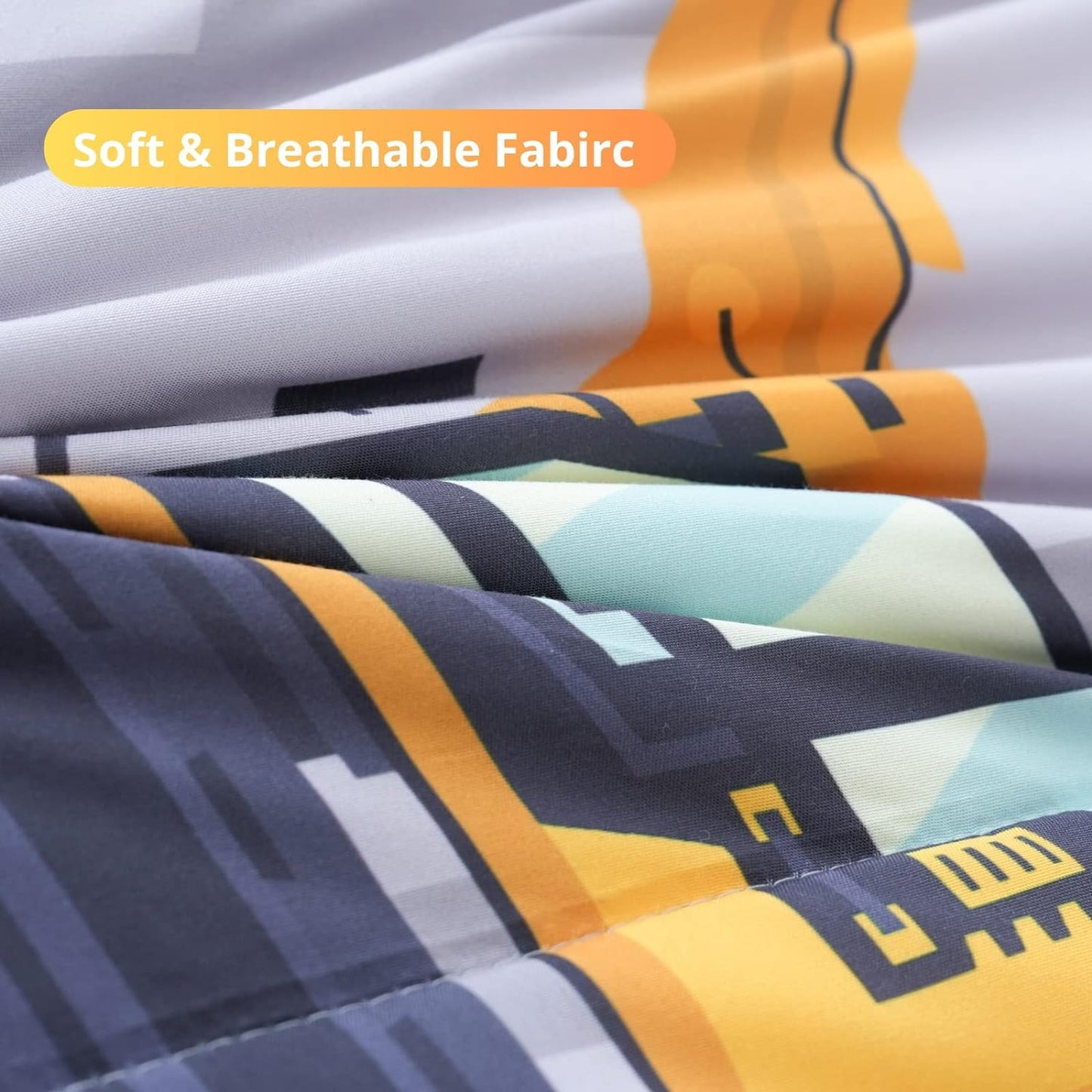 3D Fun Design Comforter Set
