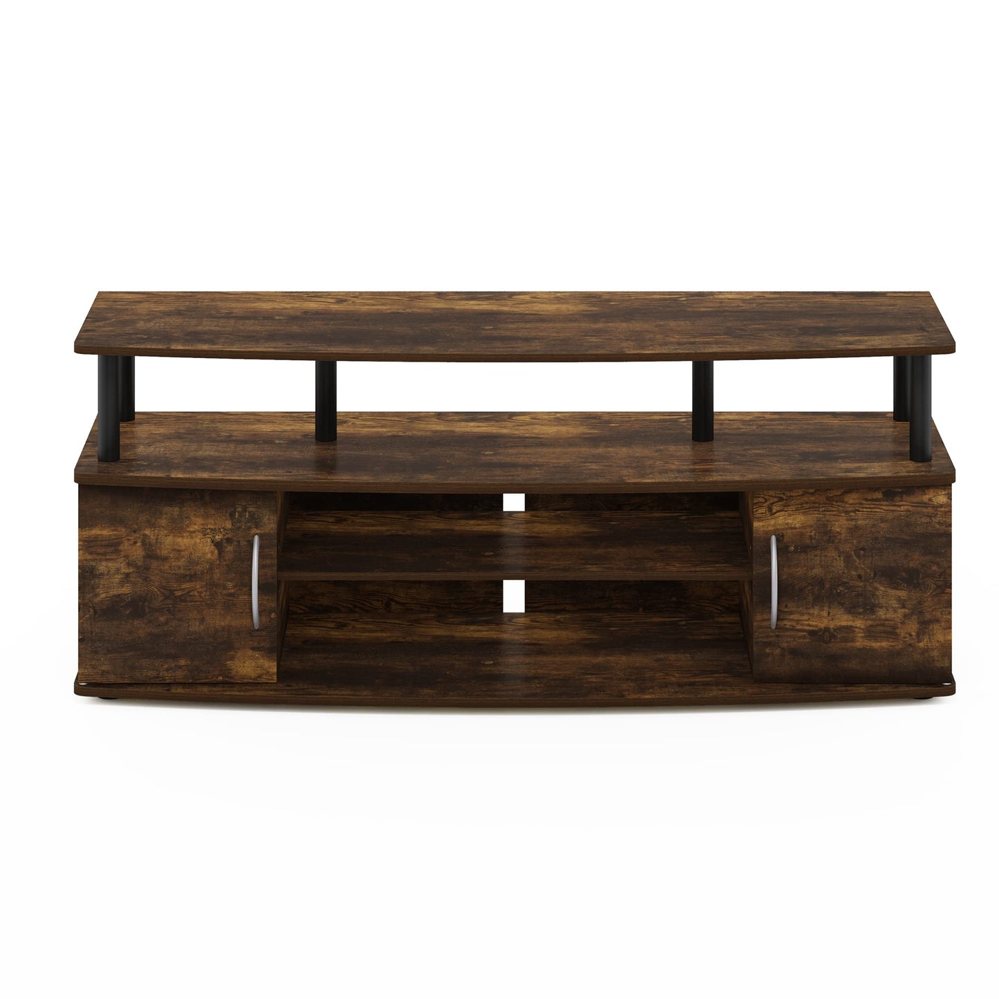 Amber Pine/Black - 55 inch TV Desk