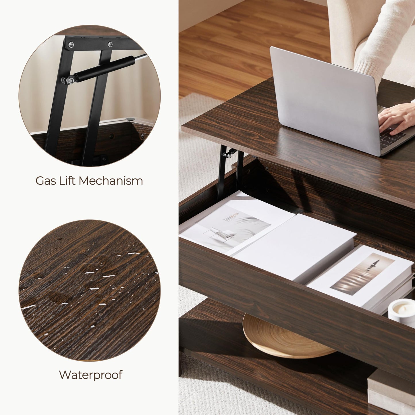 Celia Lift Top Coffee Table