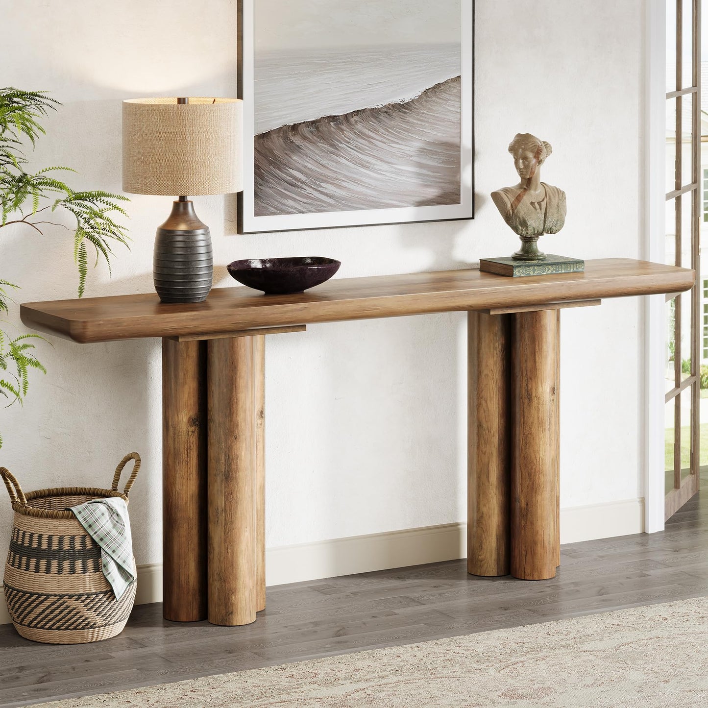 Farmhouse Sofa Console Table