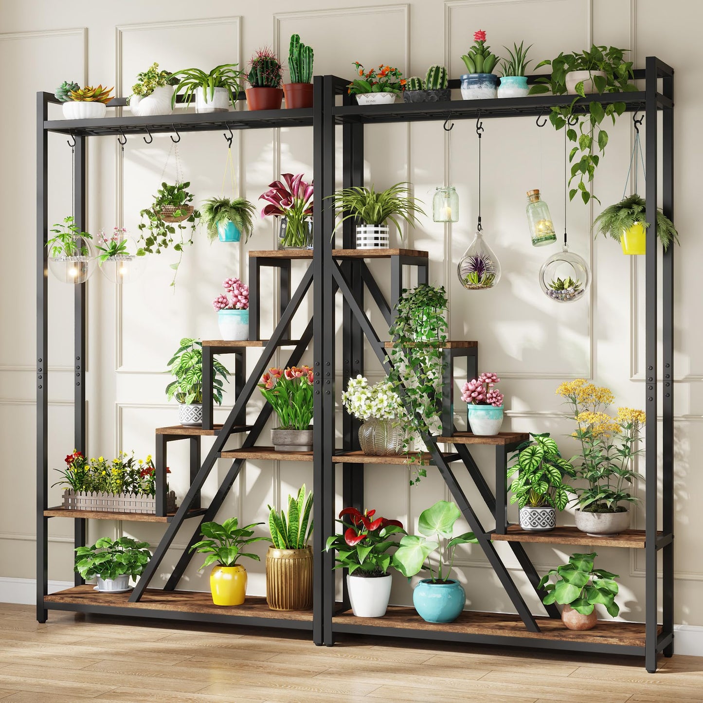 7-Tier Large Plant Rack for Indoor, Garden, Balcony, Living Room