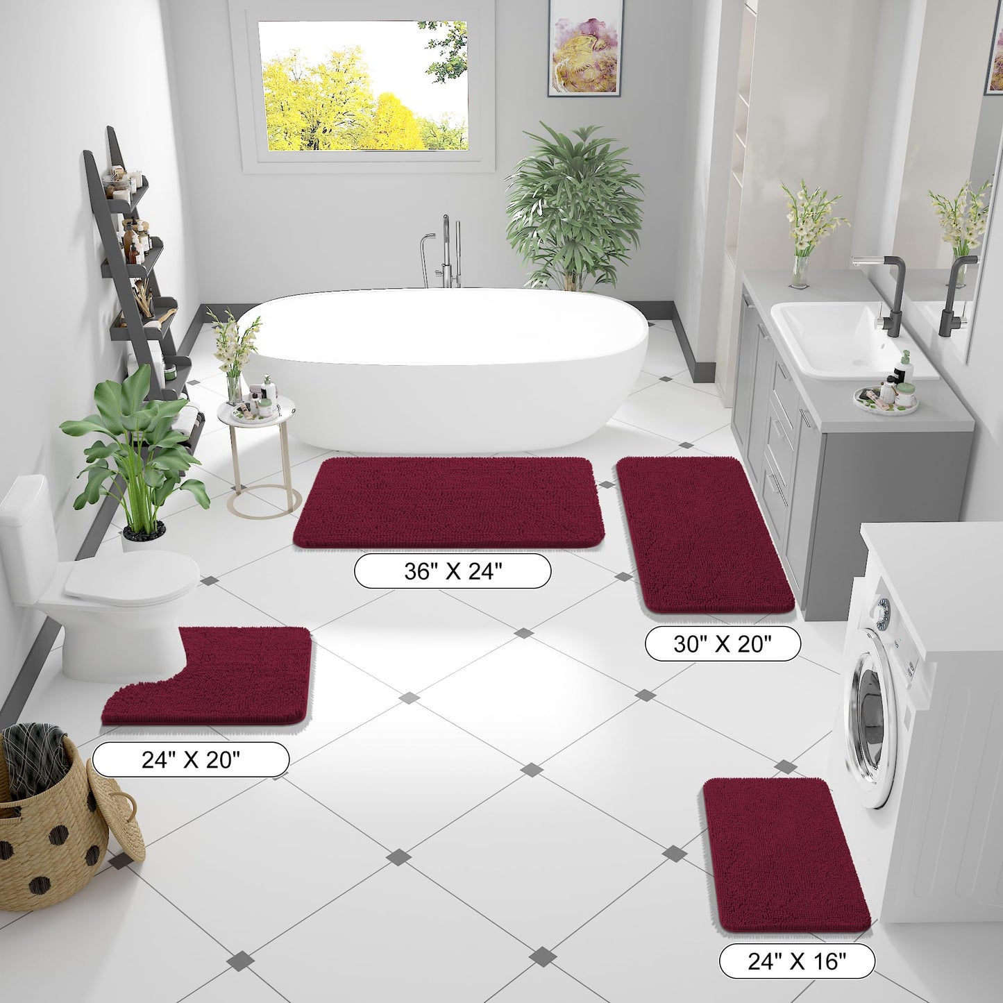 Burgundy Rugs