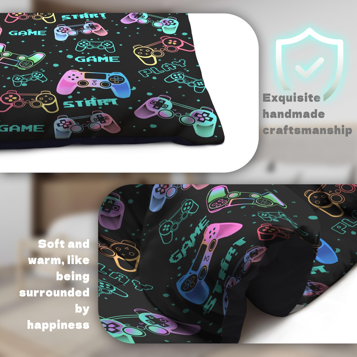 Kids Gaming Comforter Twin Size