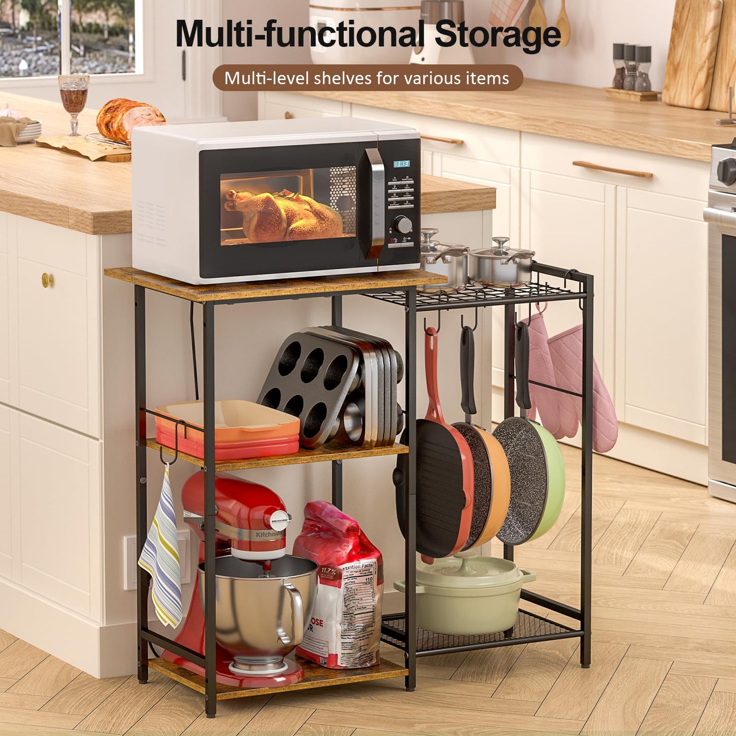 Black Kitchen Rack