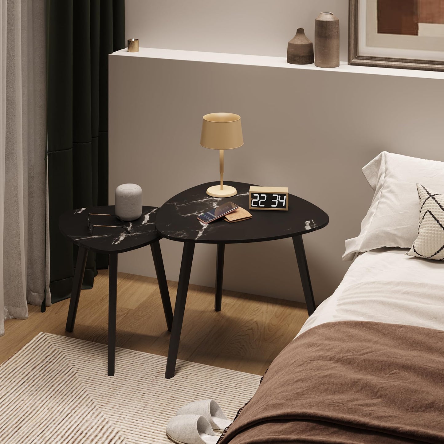 Marble Black Coffee Table