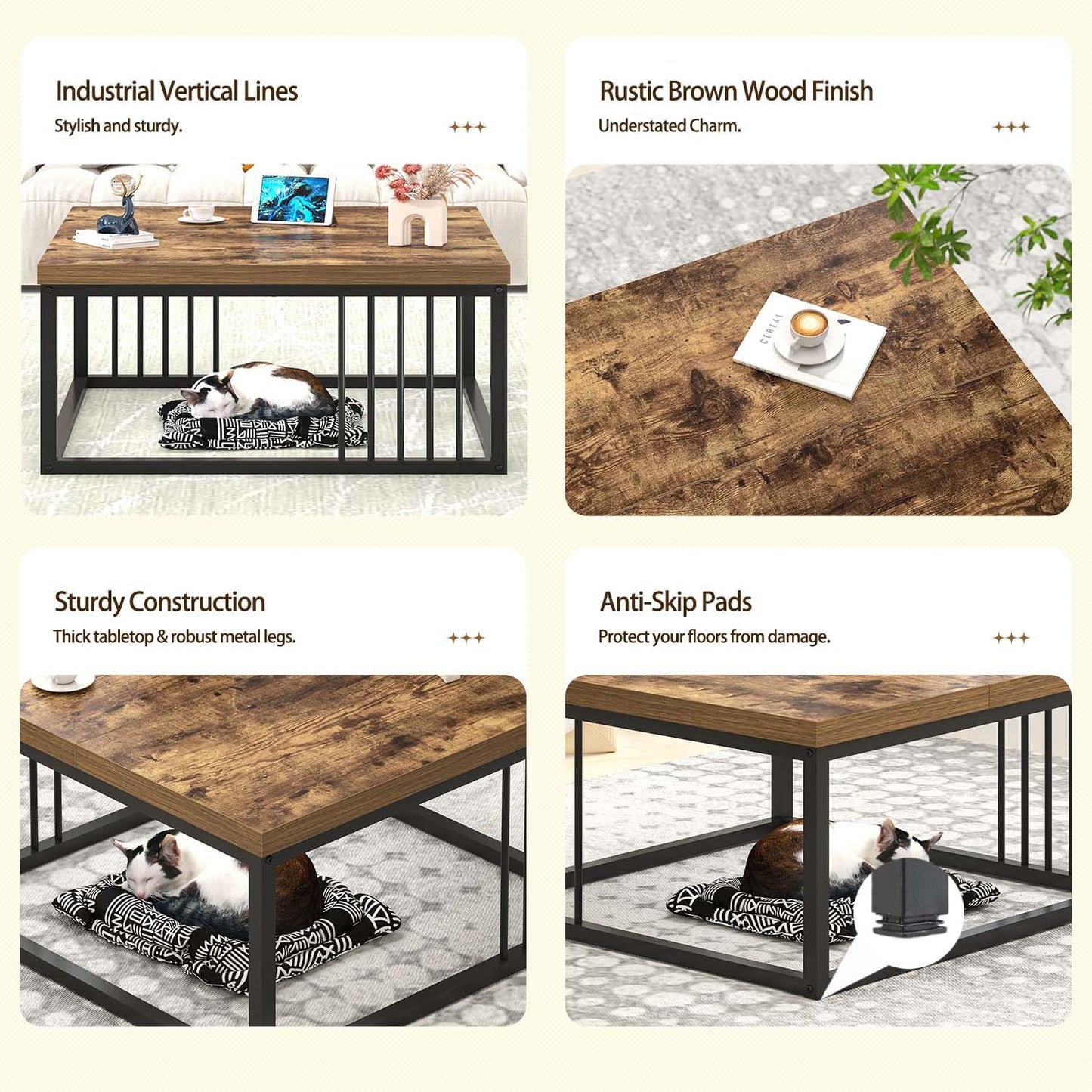 Brown Coffee Table