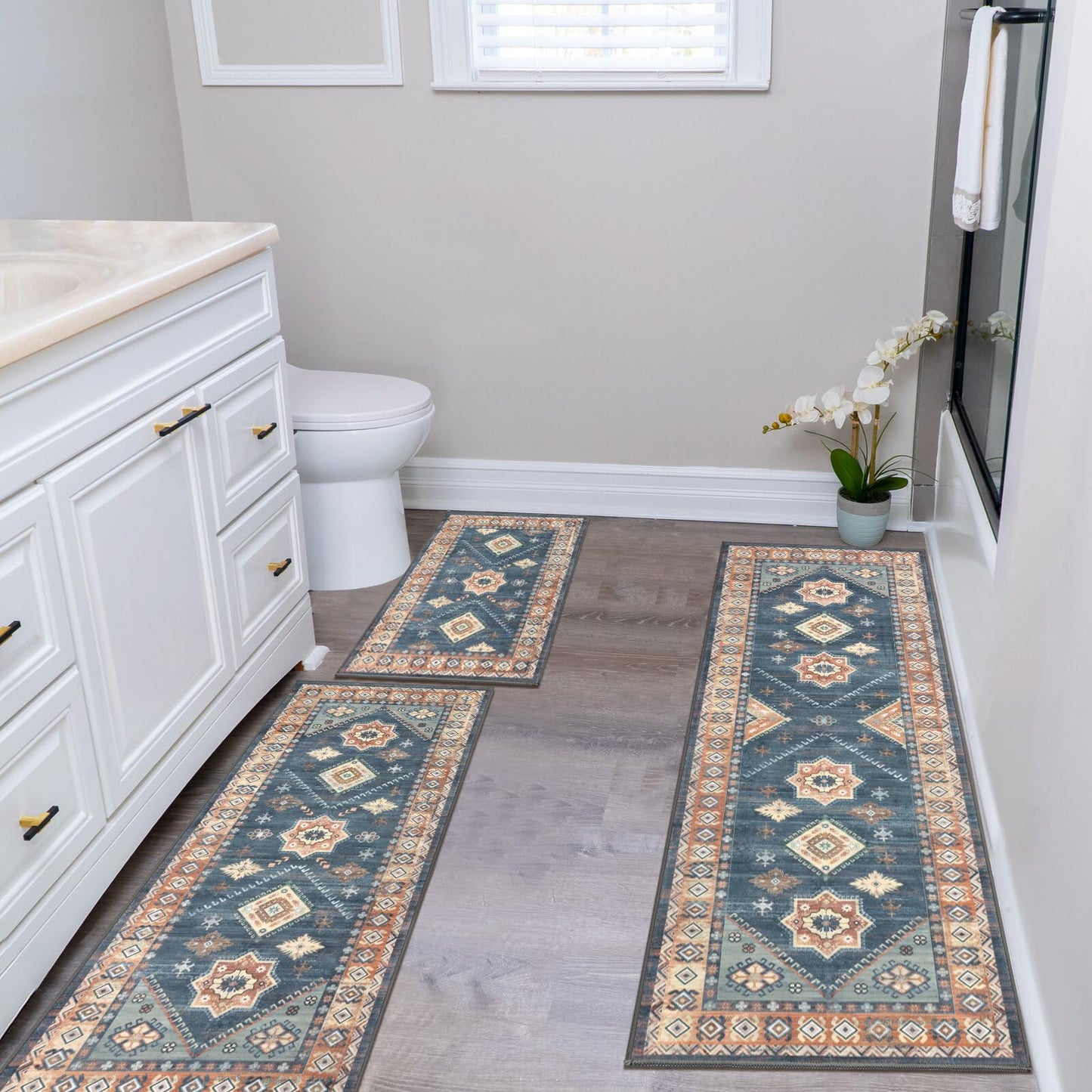Blue/Coffee Rugs