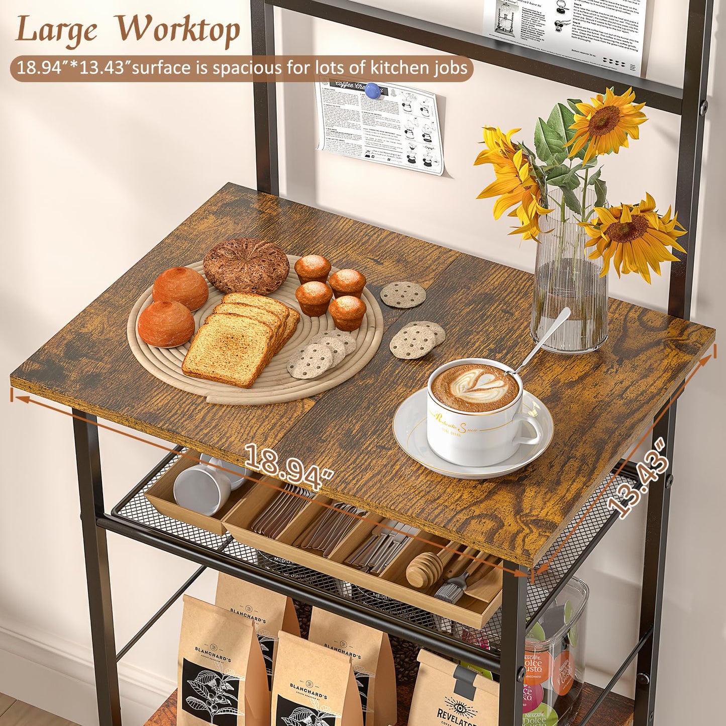 Brown Bookcases & Shelves Kitchen T Rack
