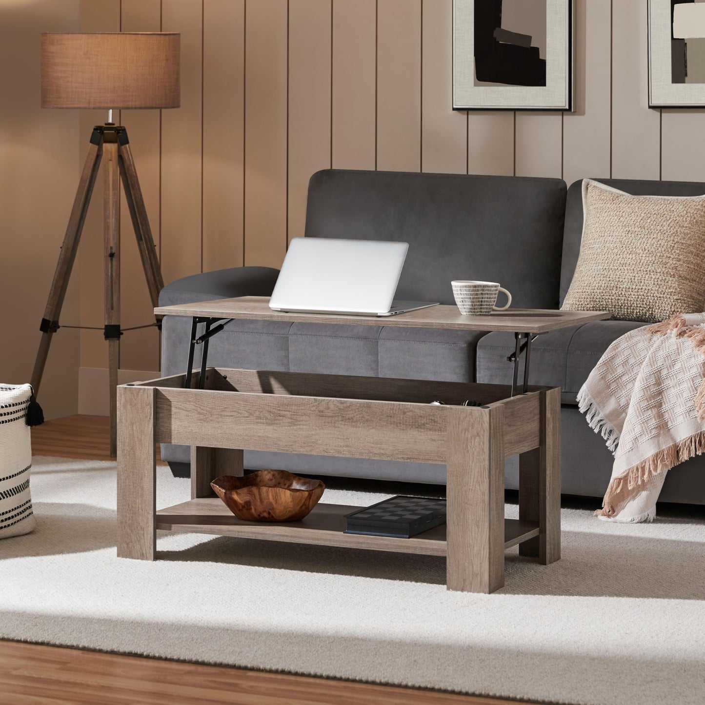 Elegant Design Lift Top Coffee Table