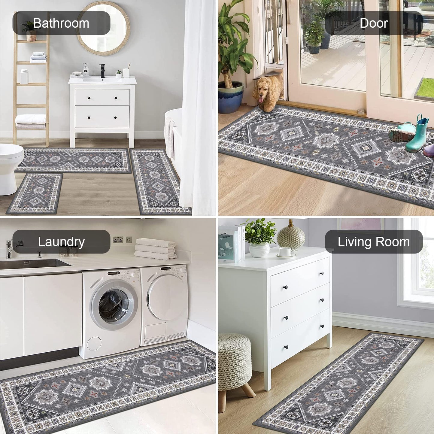 Natural/Grey Rugs