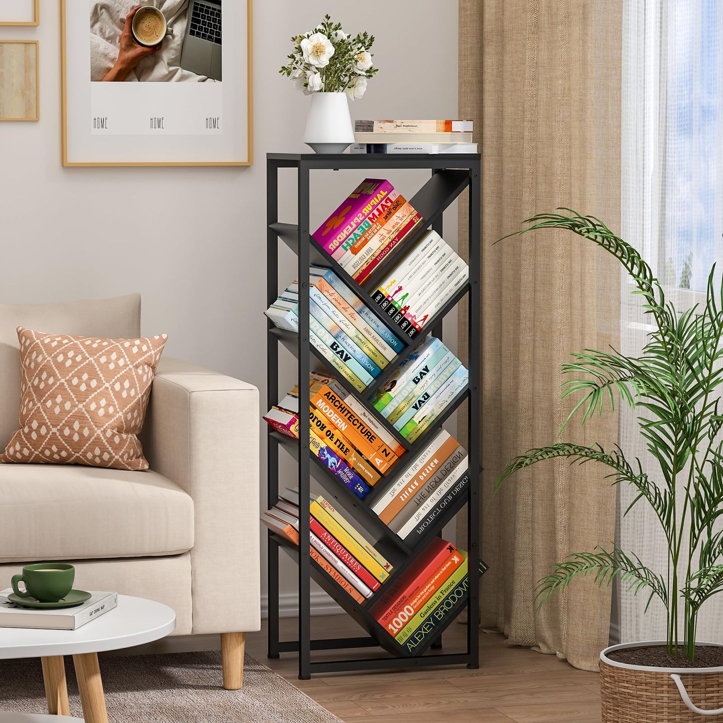 9 Tier Tree Bookshelf