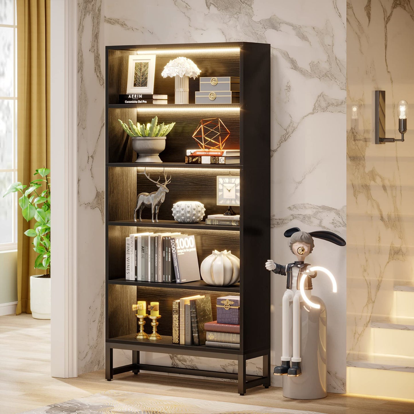 Black Bookshelf