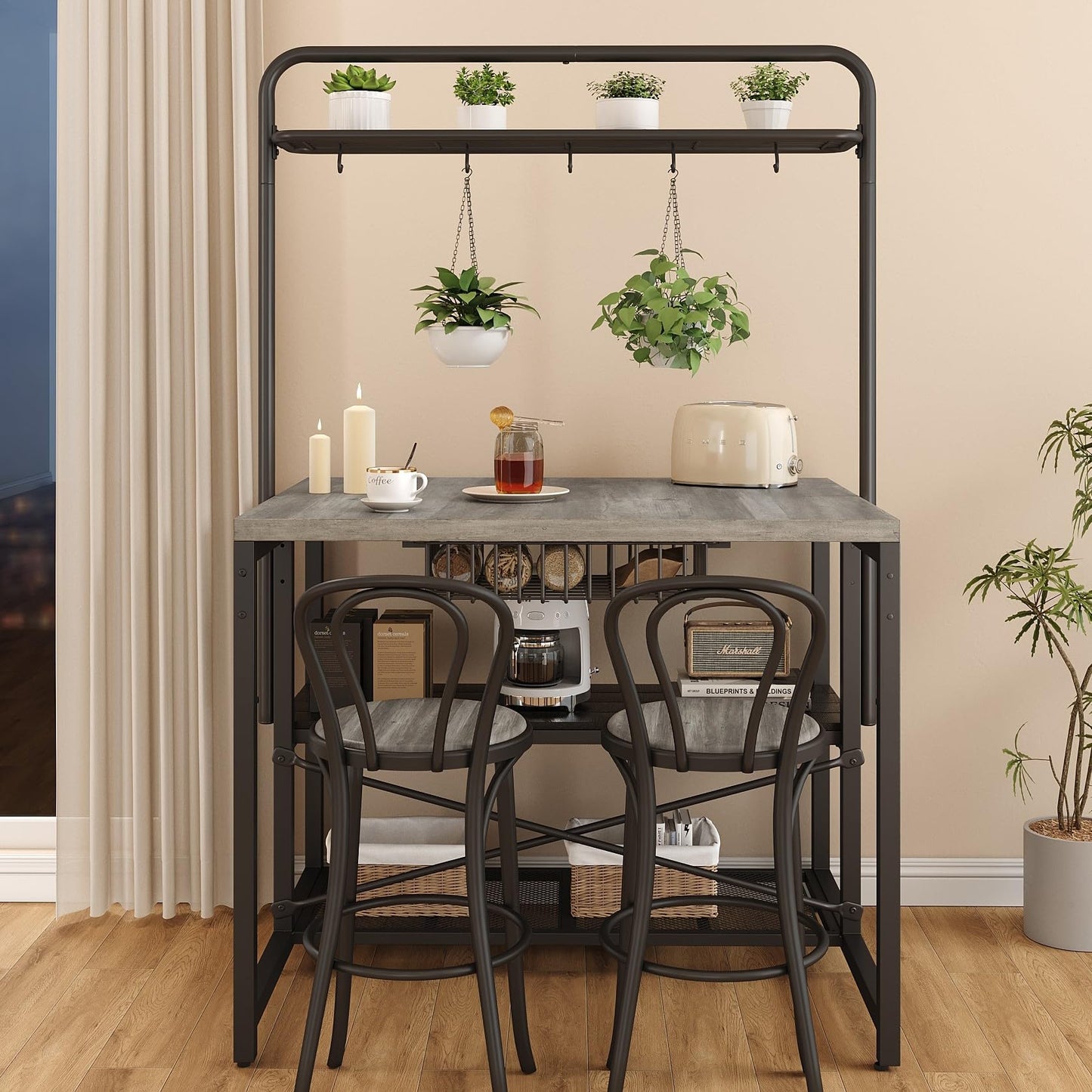 Grey Kitchen Rack