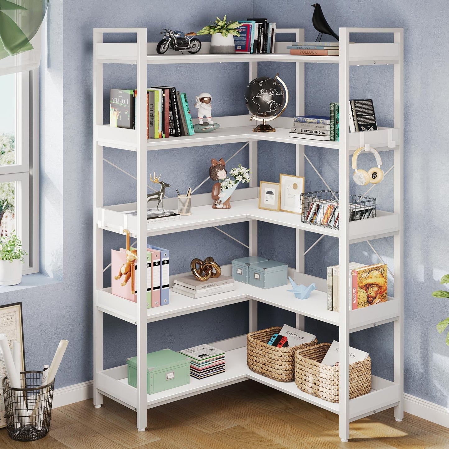 White Bookshelf