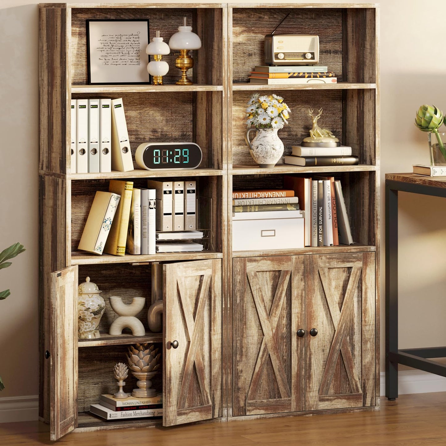 Industrial Brown Bookshelves