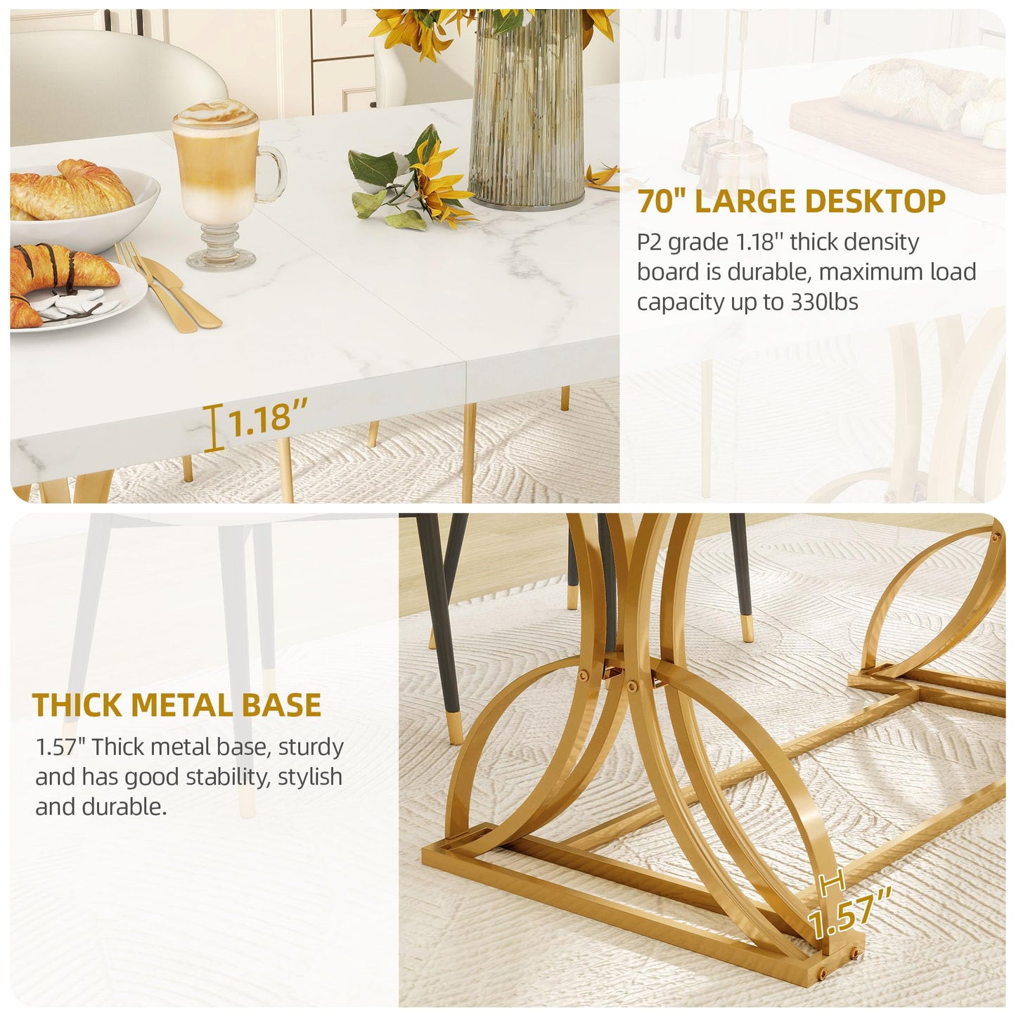 Large Size Dining Room Tables