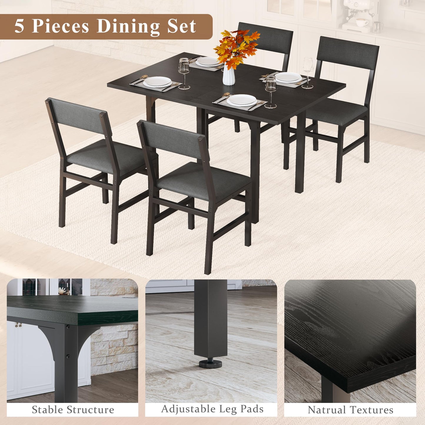 Black Dining Table