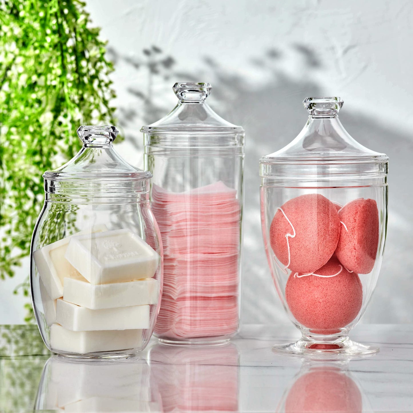 Clear Amazing Candy/Food Jars (3-Piece Set)