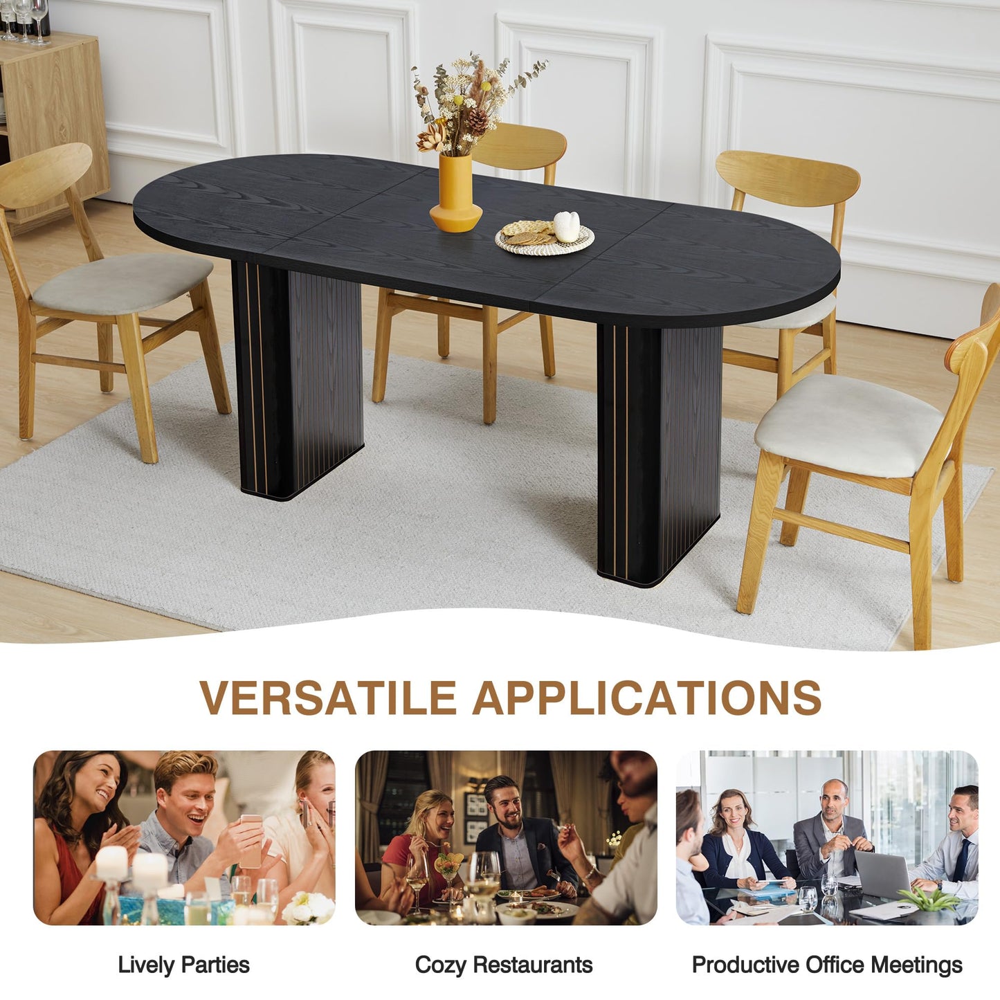 Black Kitchen Dining Table
