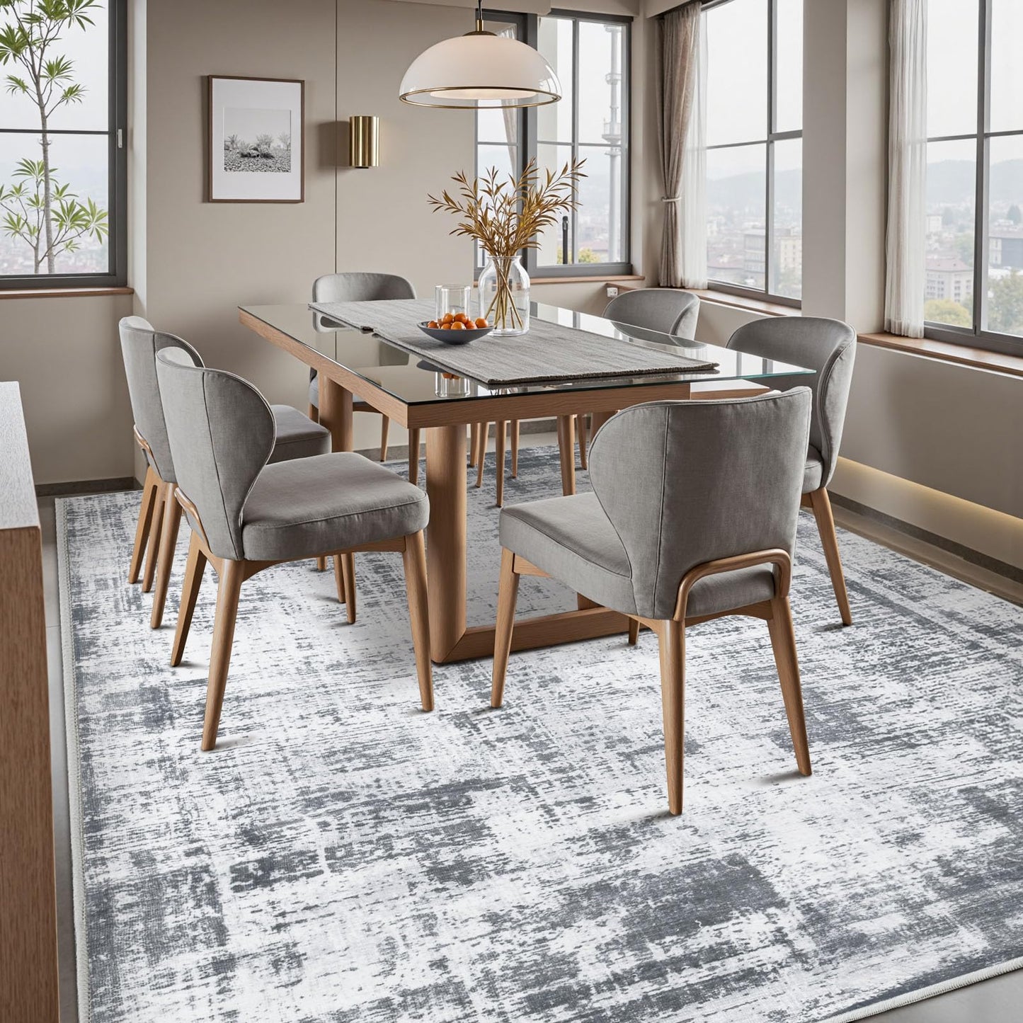 Light Grey Area Rugs
