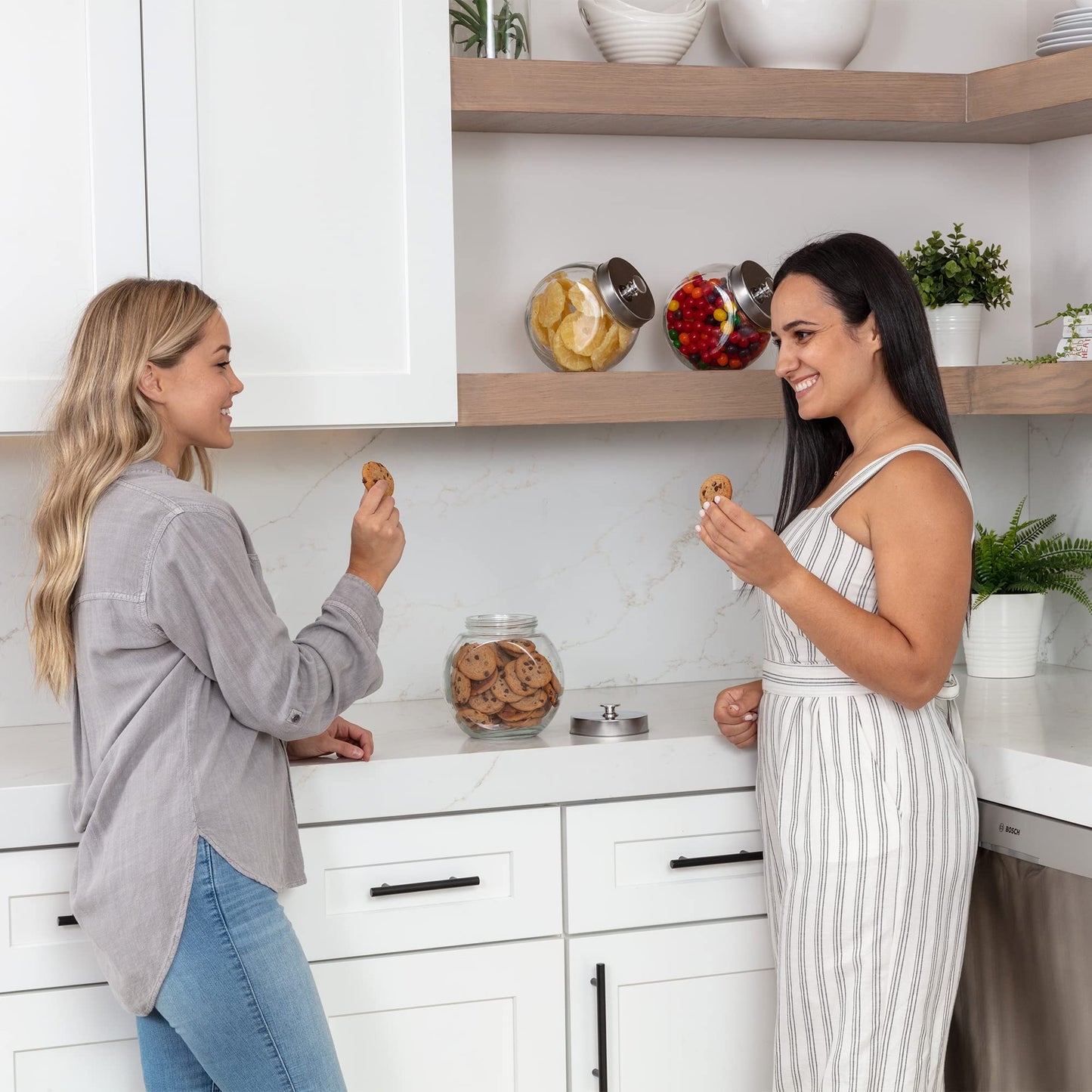 Glass Cookie Jars for Kitchen Counter