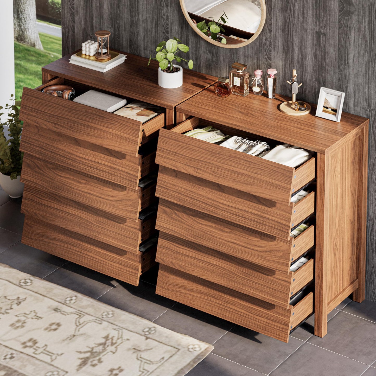 Modern Chest of Drawers with Handle less Design